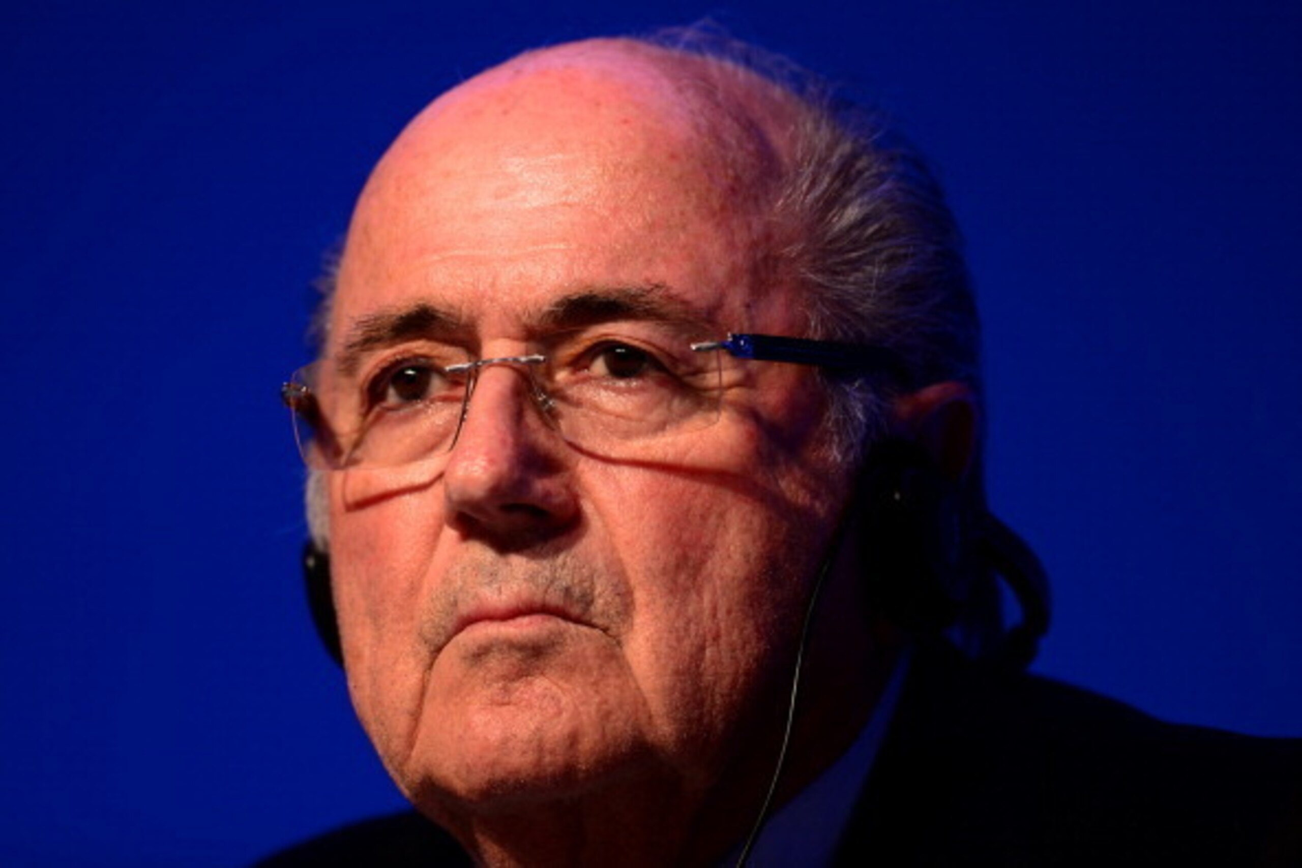 COSTA DO SAUIPE, BAHIA - DECEMBER 05: FIFA President Joseph S. Blatter attends the FIFA Executive Committee Meeting Press Conference during a media day ahead of the 2014 FIFA World Cup Draw at Costa do Sauipe Resort on December 5, 2013 in Costa do Sauipe COSTA DO SAUIPE, BAHIA - DECEMBER 05: FIFA President Joseph S. Blatter attends the FIFA Executive Committee Meeting Press Conference during a media day ahead of the 2014 FIFA World Cup Draw at Costa do Sauipe Resort on December 5, 2013 in Costa do Sauipe