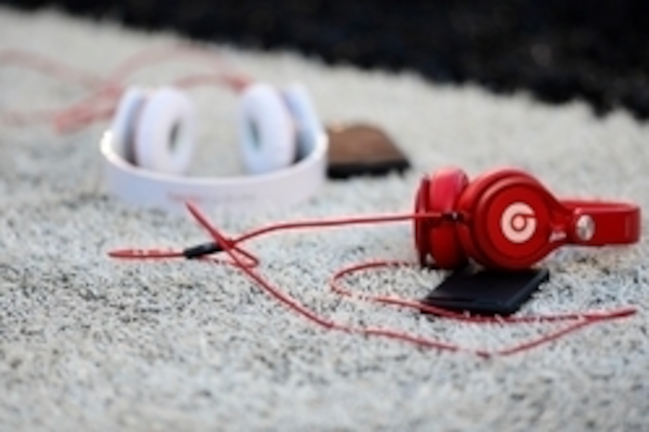 Sep 16, 2013; Cincinnati, OH, USA; Beats by Dre headphones on the ground prior to the game between the Pittsburgh Steelers and Cincinnati Bengals at Paul Brown Stadium. Mandatory Credit: Andrew Weber-USA TODAY Sports