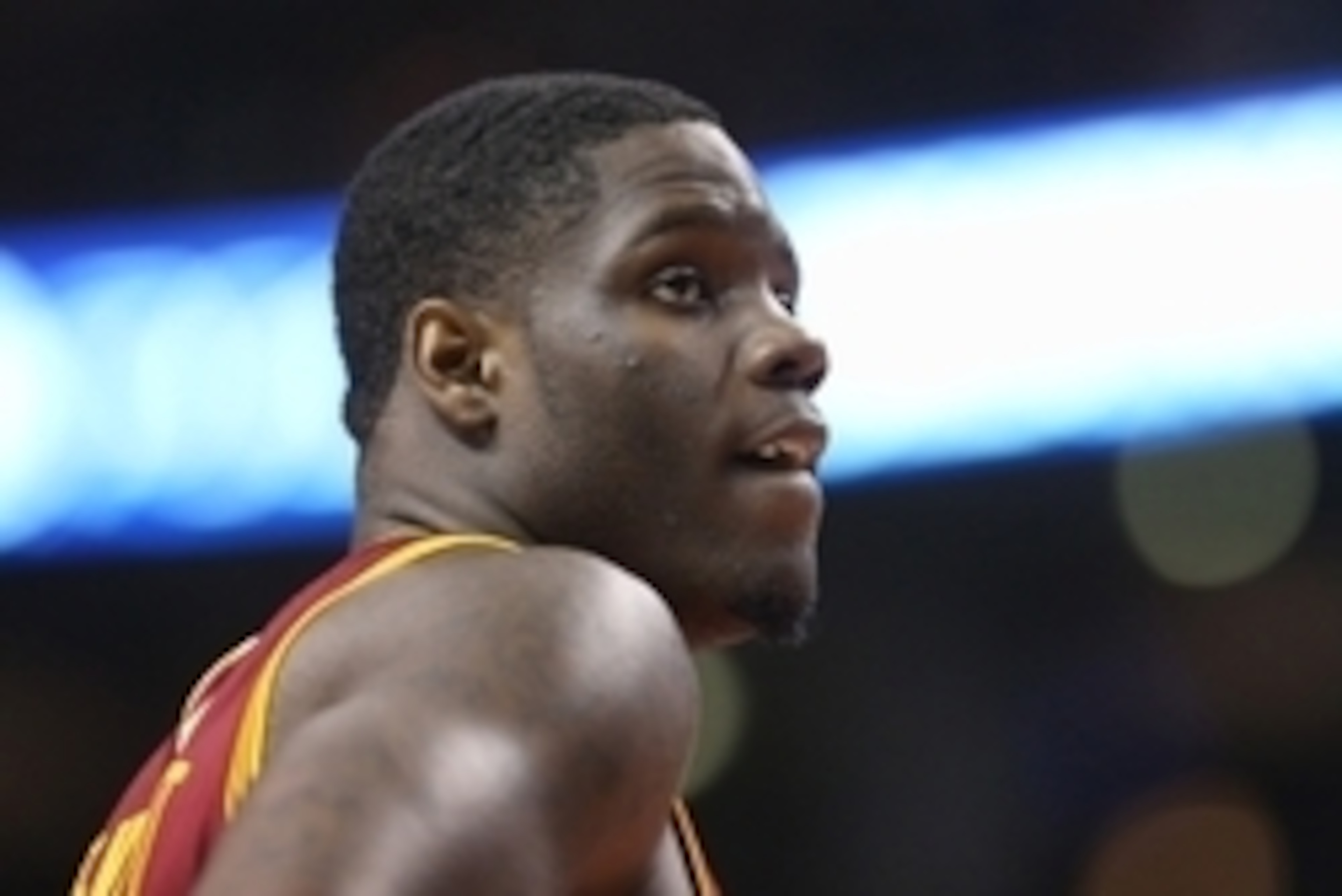 Feb 21, 2014; Toronto, Ontario, CAN; Cleveland Cavaliers forward Anthony Bennett (15) looks on against the Toronto Raptors at Air Canada Centre. The Raptors beat the Cavaliers 98-91. Mandatory Credit: Tom Szczerbowski-USA TODAY Sports