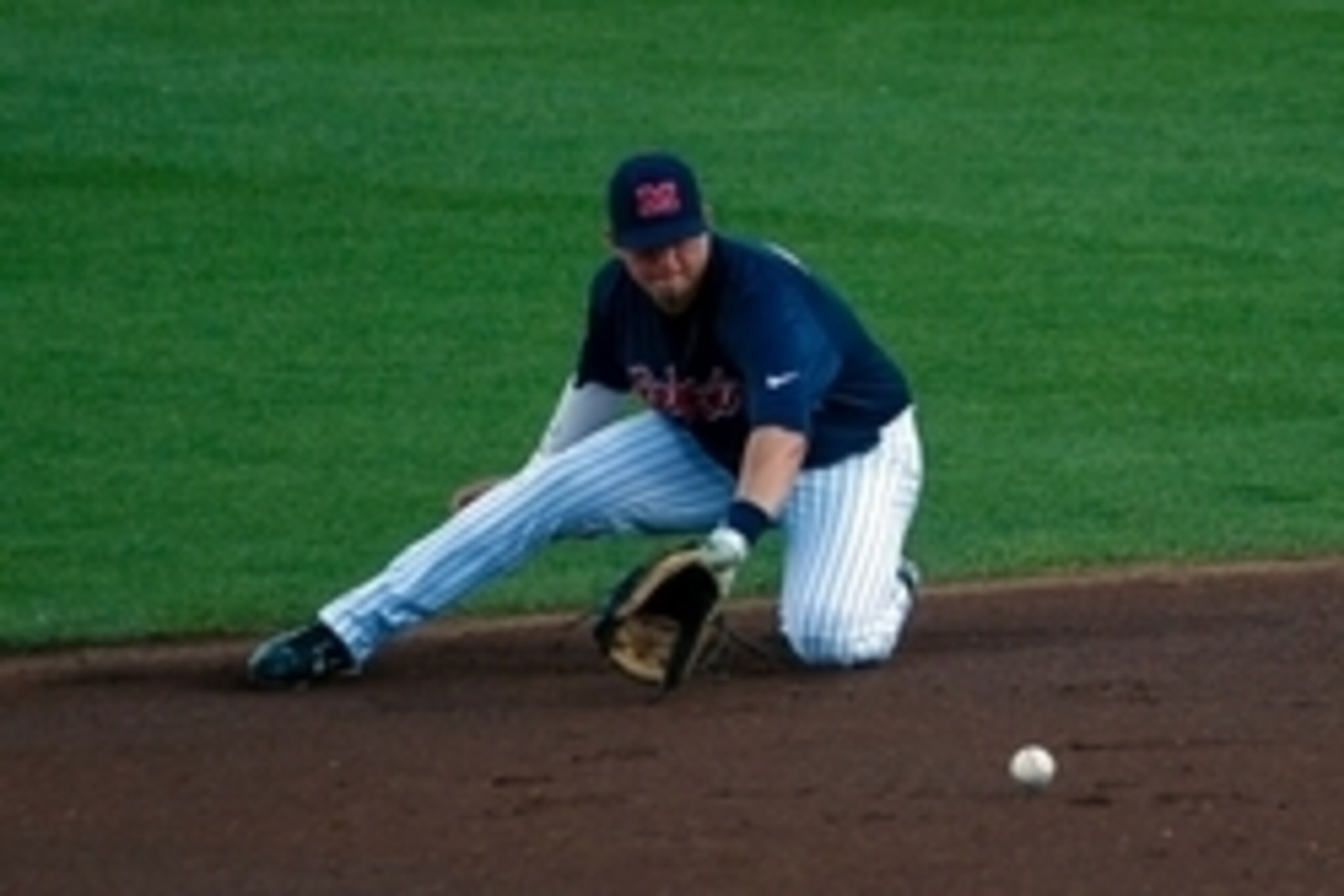 Jun 19, 2014; Omaha, NE, USA; Mississippi Rebels infielder Preston Overbey (1) fields a ground ball against the TCU Horned Frogs during game ten of the 2014 College World Series at TD Ameritrade Park Omaha. Mandatory Credit: Steven Branscombe-USA TODAY Sp Jun 19, 2014; Omaha, NE, USA; Mississippi Rebels infielder Preston Overbey (1) fields a ground ball against the TCU Horned Frogs during game ten of the 2014 College World Series at TD Ameritrade Park Omaha. Mandatory Credit: Steven Branscombe-USA TODAY Sp