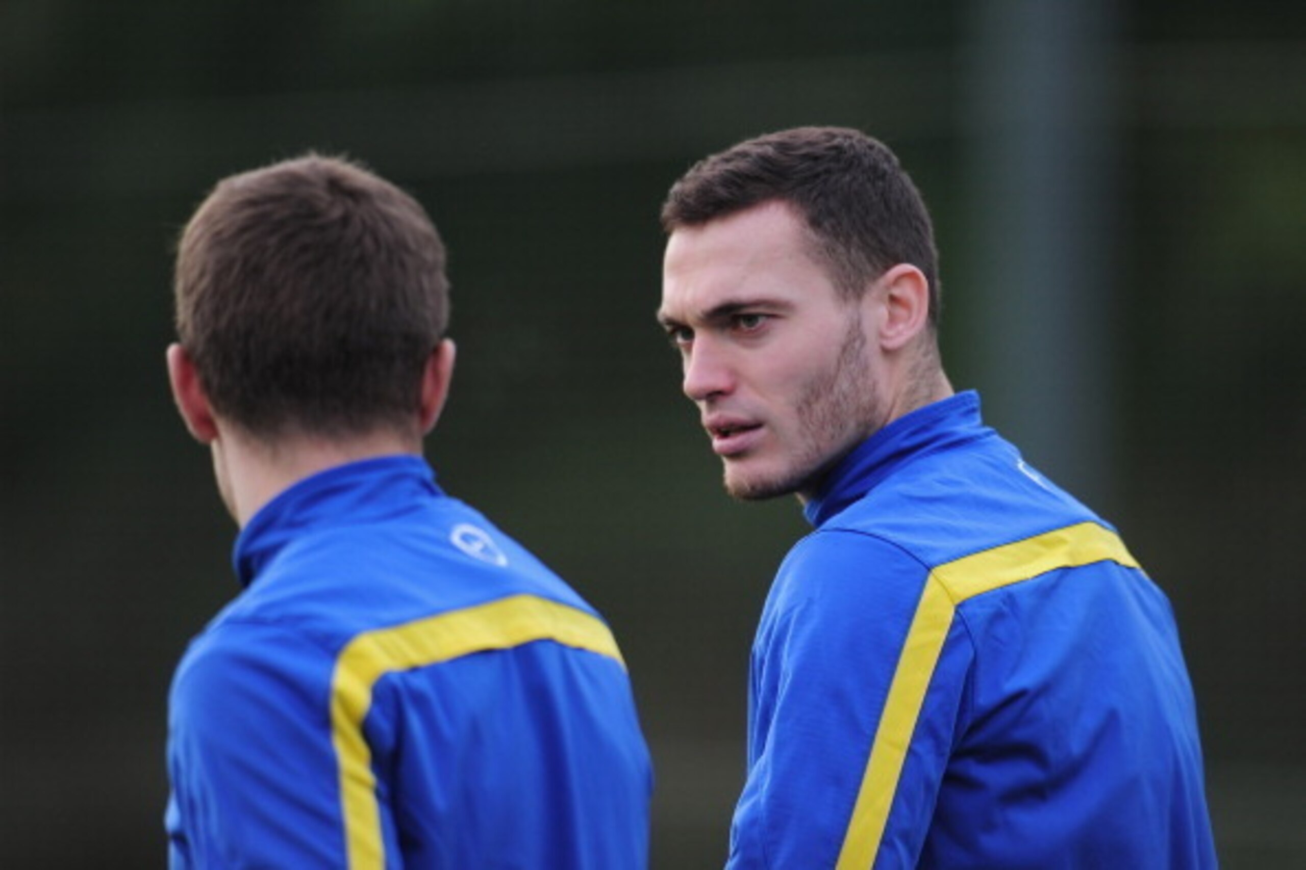 ST ALBANS, ENGLAND - NOVEMBER 25:  Thomas Vermaelen of Arsenal during a training session at London Colney on November 25, 2013 in St Albans, England.  (Photo by Shaun Botterill/Getty Images)