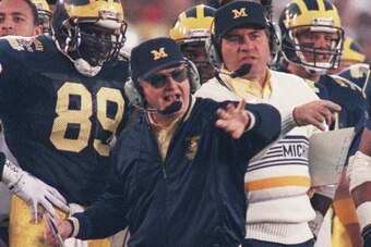 Bo Schembechler and Gary Moeller