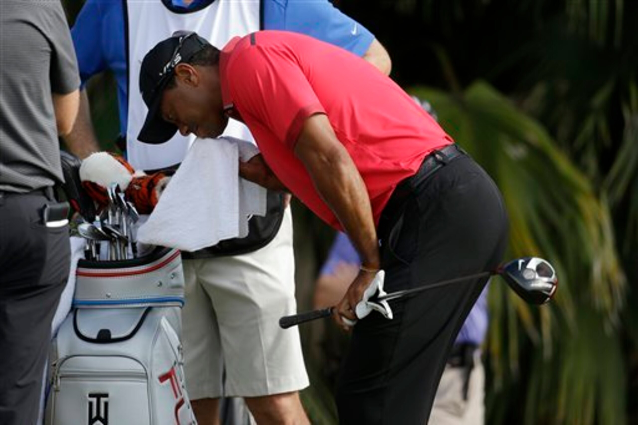 Tiger Woods played in obvious pain earlier this year