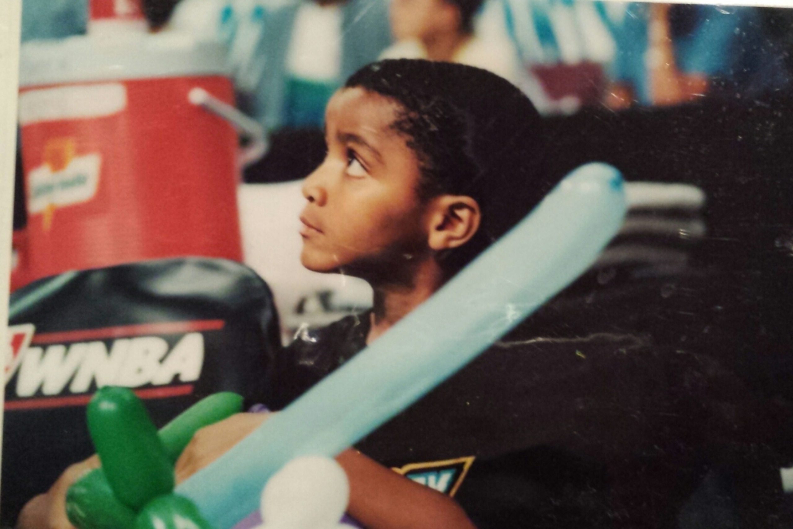 Gary Harris watches his mother play in WNBA.