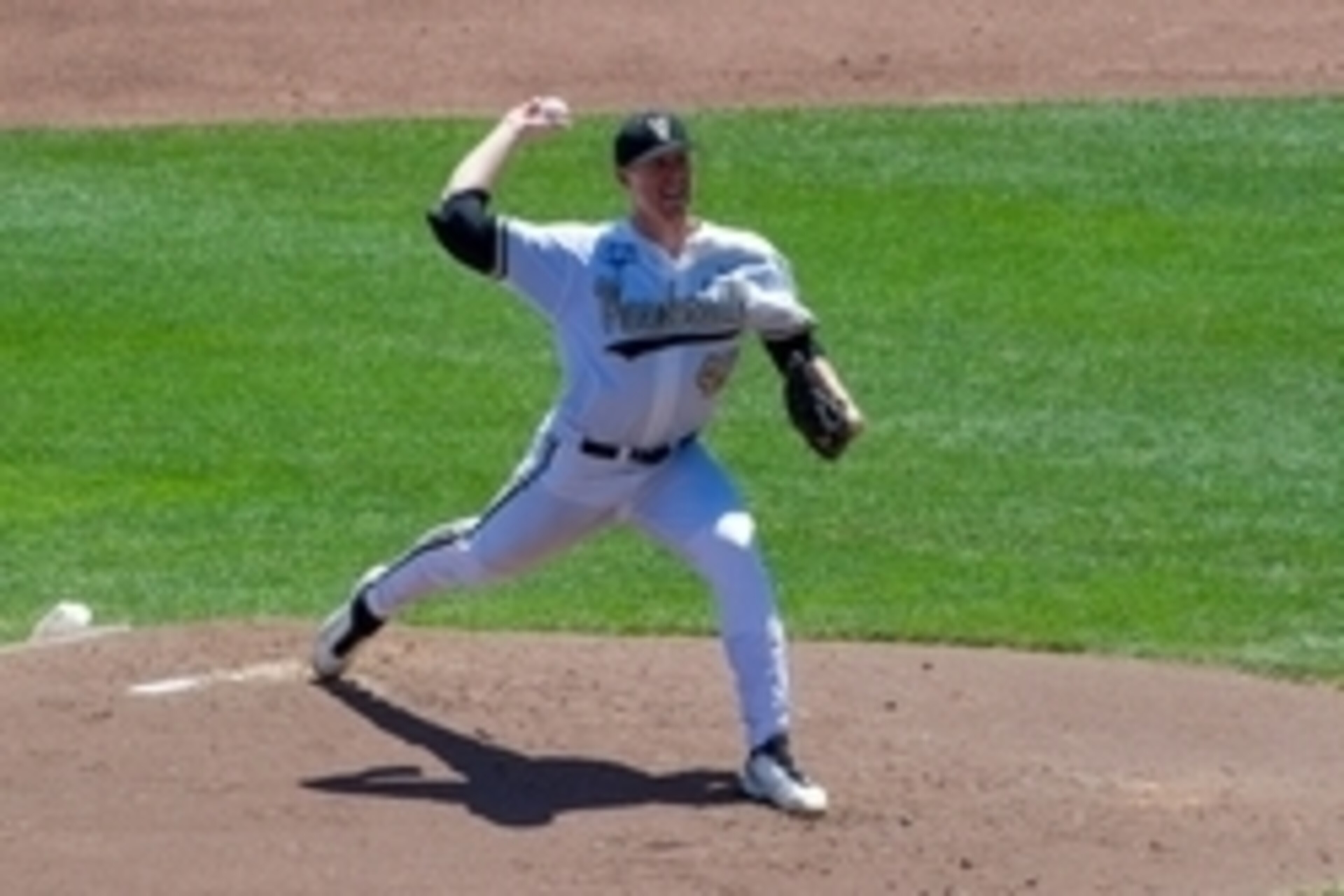 Jun 20, 2014; Omaha, NE, USA; Vanderbilt Commodores pitcher Tyler Ferguson (45) pitches in the first inning against the Texas Longhorns during game eleven of the 2014 College World Series at TD Ameritrade Park Omaha. Mandatory Credit: Steven Branscombe-US Jun 20, 2014; Omaha, NE, USA; Vanderbilt Commodores pitcher Tyler Ferguson (45) pitches in the first inning against the Texas Longhorns during game eleven of the 2014 College World Series at TD Ameritrade Park Omaha. Mandatory Credit: Steven Branscombe-US