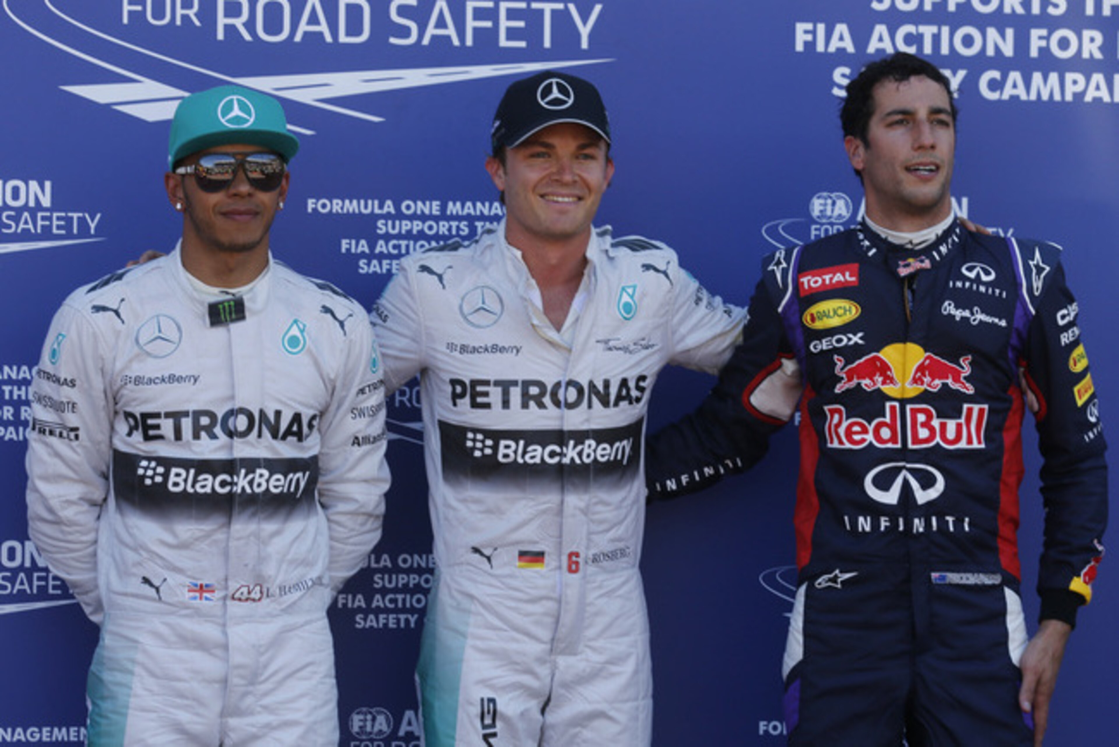 Hamilton (left), not in a celebratory mood following Monaco qualifying. Hamilton (left), not in a celebratory mood following Monaco qualifying.