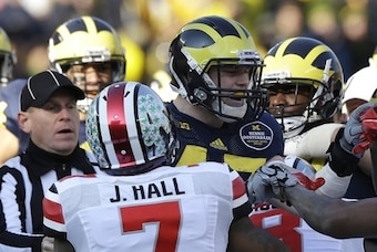 No. 47 Jake Ryan will lead the Michigan defense this season