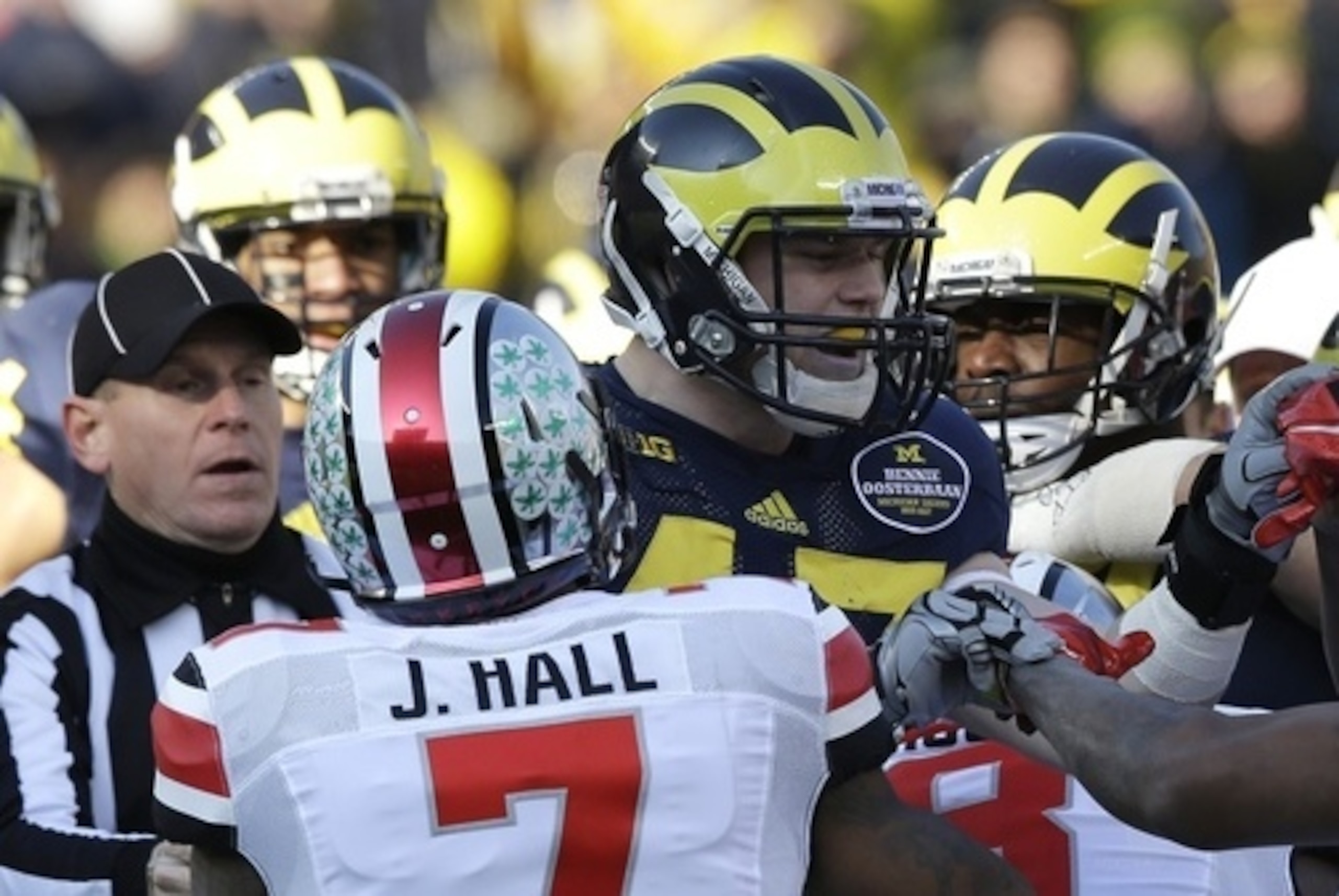 No. 47 Jake Ryan will lead the Michigan defense this season