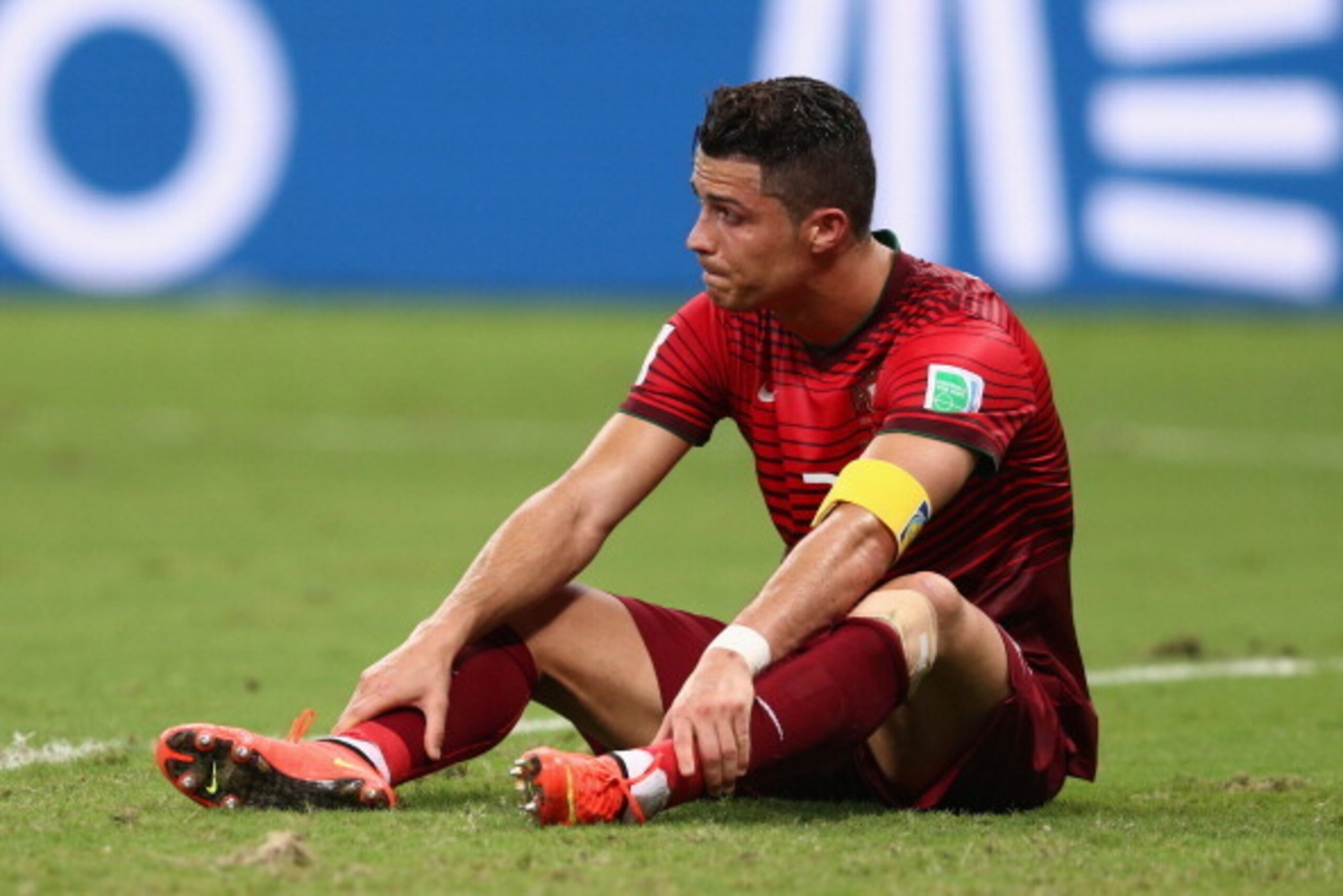 MANAUS, BRAZIL - JUNE 22: Cristiano Ronaldo of Portugal looks on during the 2014 FIFA World Cup Brazil Group G match between the United States and Portugal at Arena Amazonia on June 22, 2014 in Manaus, Brazil. (Photo by Warren Little/Getty Images) MANAUS, BRAZIL - JUNE 22: Cristiano Ronaldo of Portugal looks on during the 2014 FIFA World Cup Brazil Group G match between the United States and Portugal at Arena Amazonia on June 22, 2014 in Manaus, Brazil. (Photo by Warren Little/Getty Images)