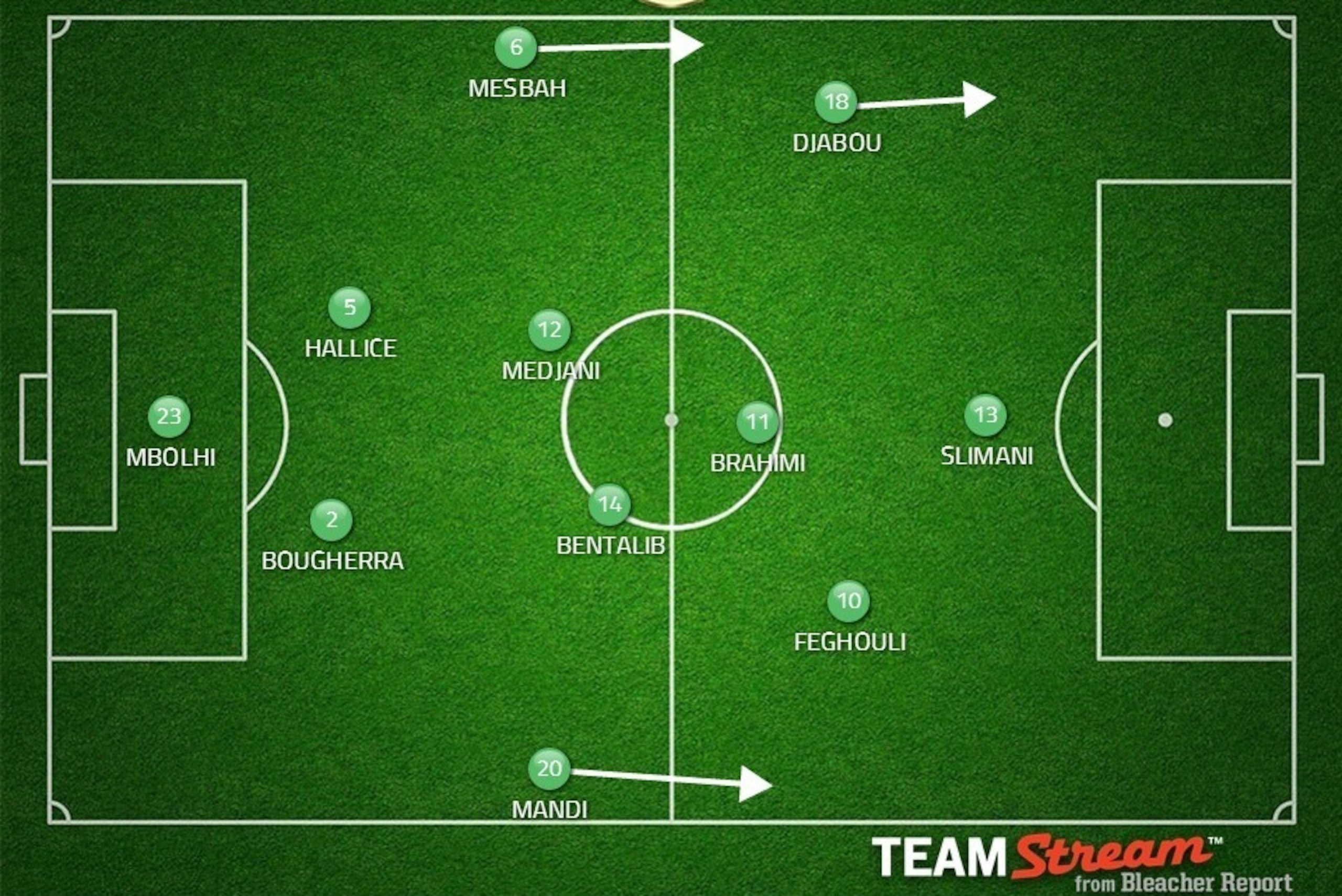 Possible Algeria XI.