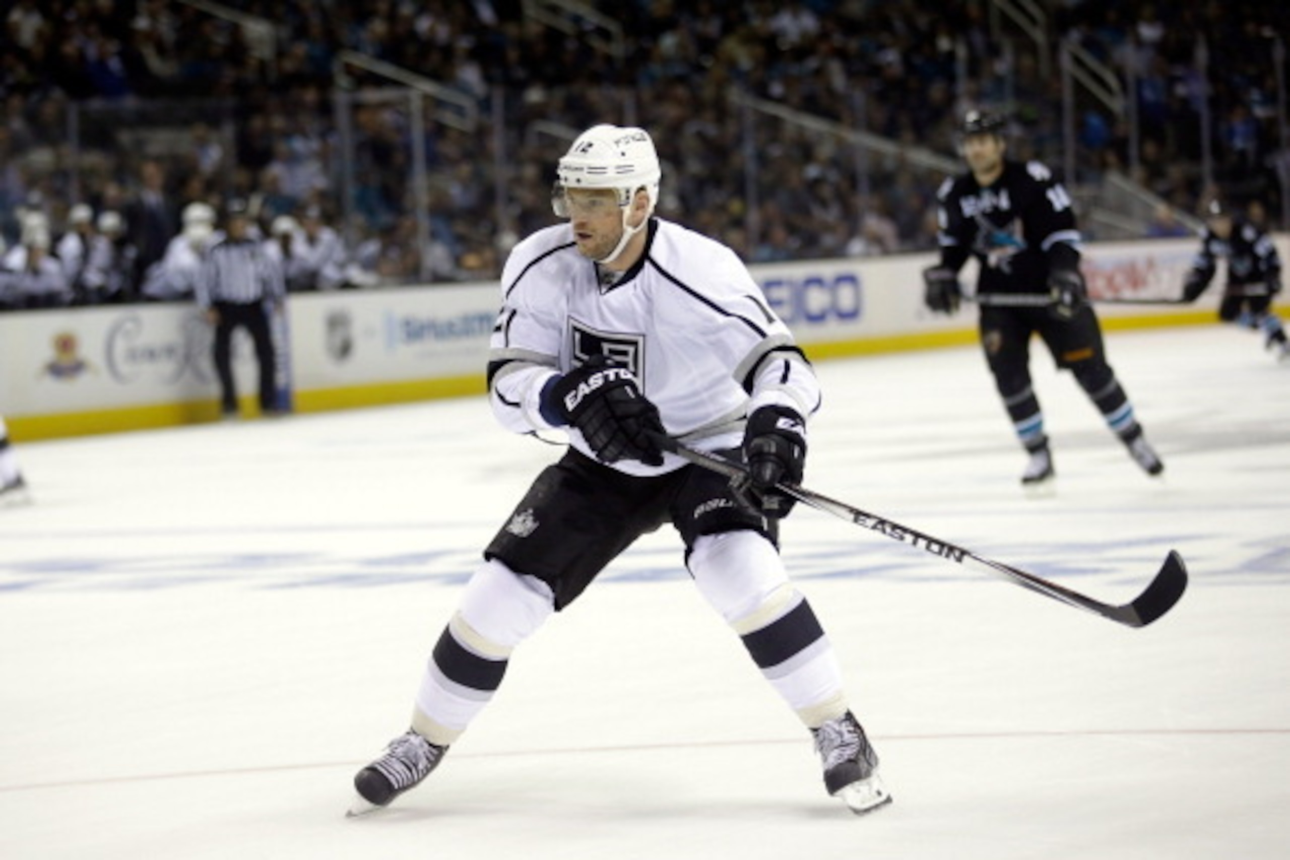 SAN JOSE, CA - APRIL 17:  Marian Gaborik #12 of the Los Angeles Kings in action against the San Jose Sharks in Game One of the First Round of the 2014 NHL Stanley Cup Playoffs at SAP Center on April 17, 2014 in San Jose, California.  (Photo by Ezra Shaw/G