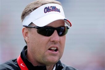 Ole Miss head coach Hugh Freeze
