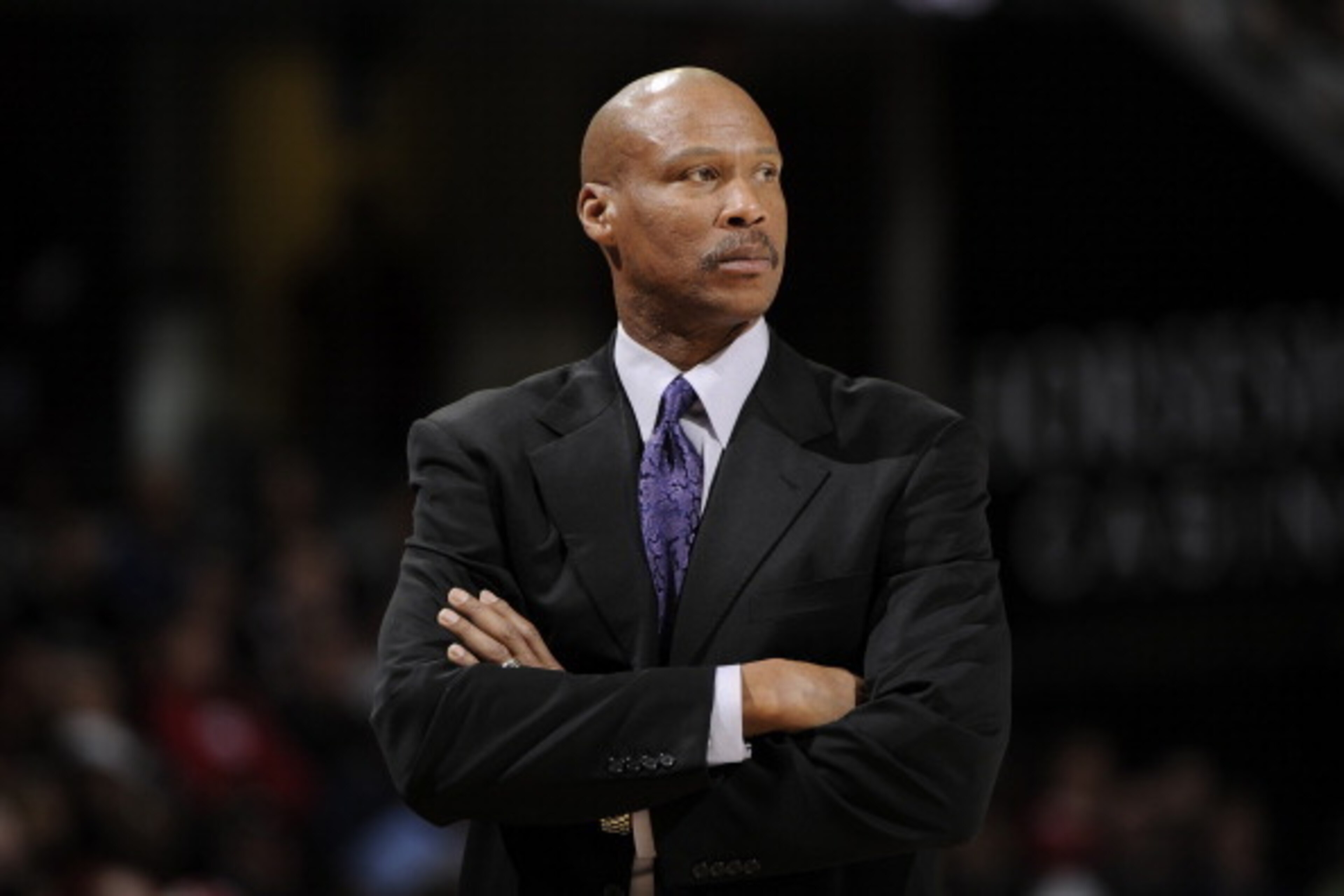 CLEVELAND, OH - MARCH 29:  Byron Scott of the Cleveland Cavaliers looks on during the game against the Philadelphia 76ers at The Quicken Loans Arena on March 29, 2013 in Cleveland, Ohio. NOTE TO USER: User expressly acknowledges and agrees that, by downlo