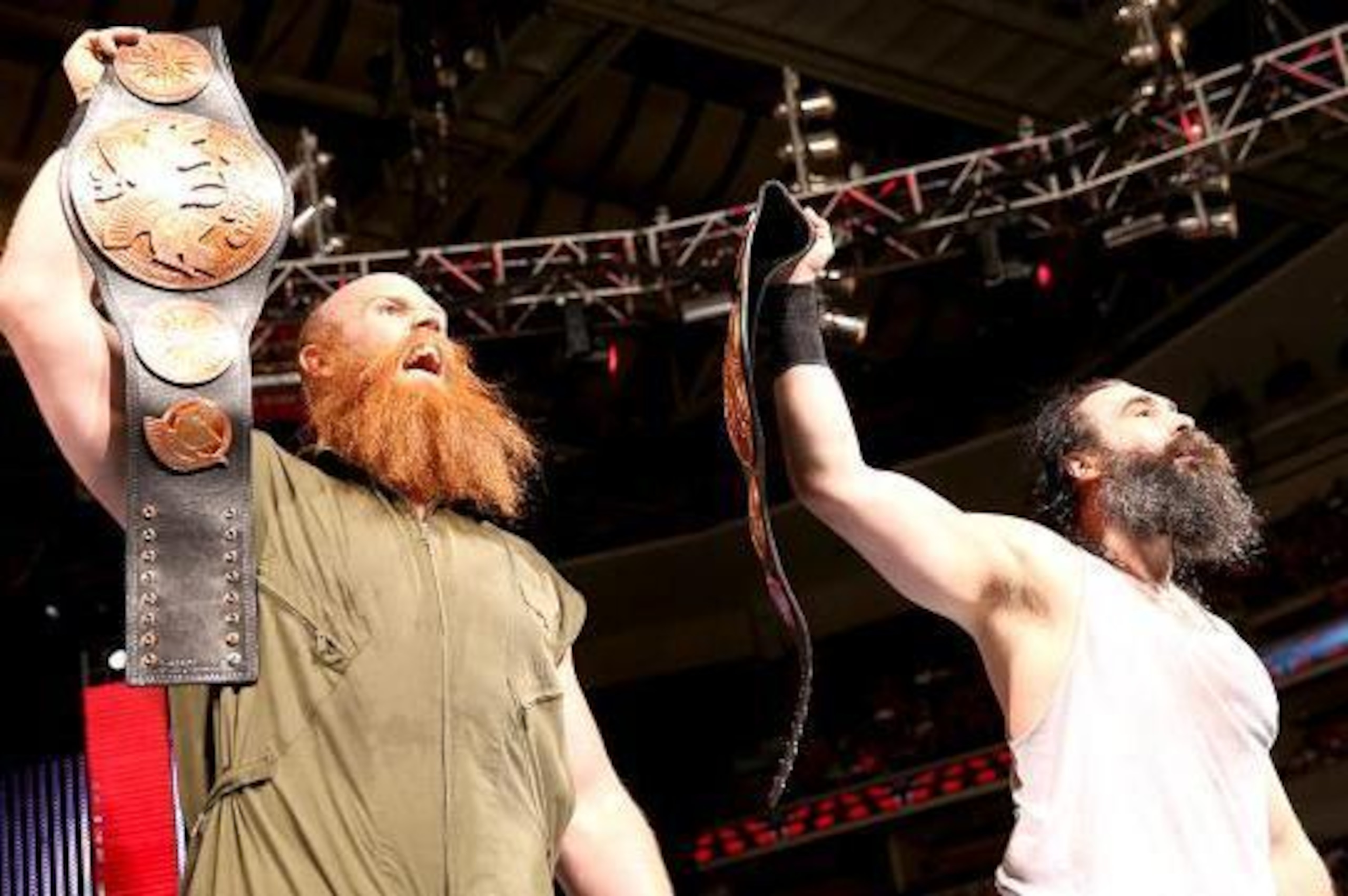 Rowan and Harper with the tag titles, a preview of Sunday?
