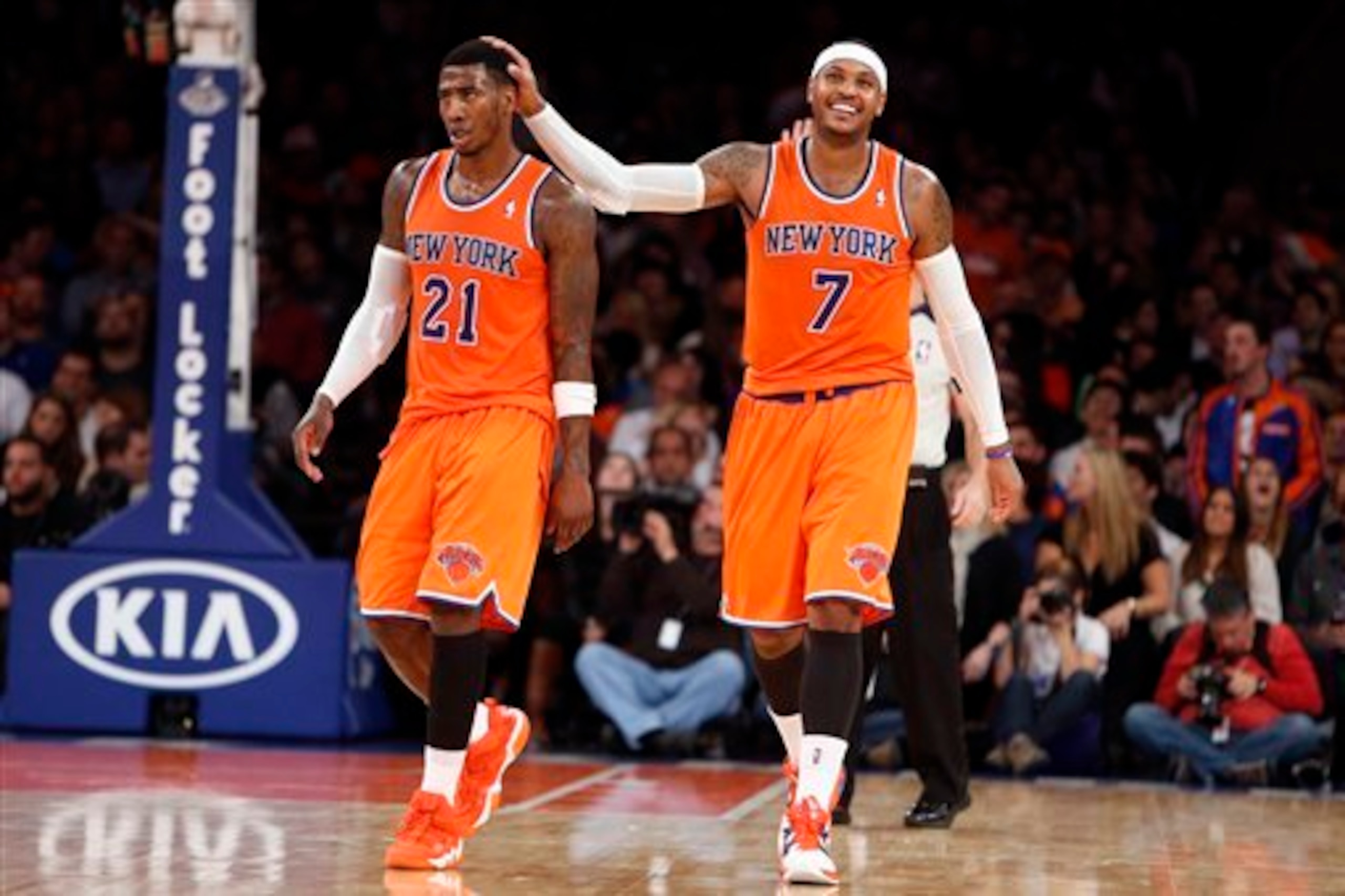 At least one of these men won't be wearing a Knicks jersey next season. At least one of these men won't be wearing a Knicks jersey next season.