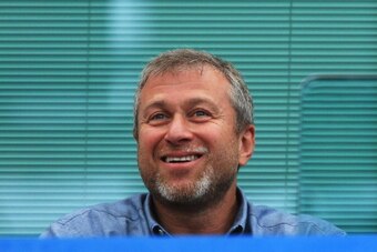 LONDON, ENGLAND - AUGUST 18: Chelsea owner Roman Abramovich smiles during the Barclays Premier League match between Chelsea and Hull City at Stamford Bridge on August 18, 2013 in London, England.  (Photo by Richard Heathcote/Getty Images)