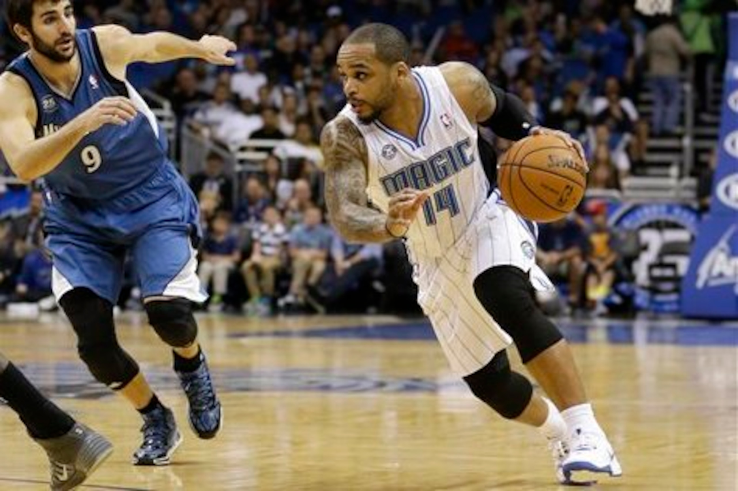 Jameer Nelson is an Orlando Magic icon. Fans love his high energy level and his toughness.