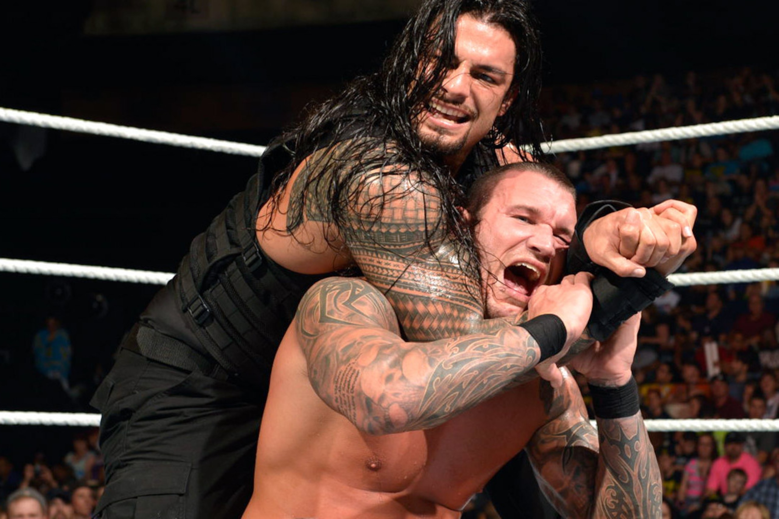 Reigns in a previous battle with Orton. Will they clash at SummerSlam?