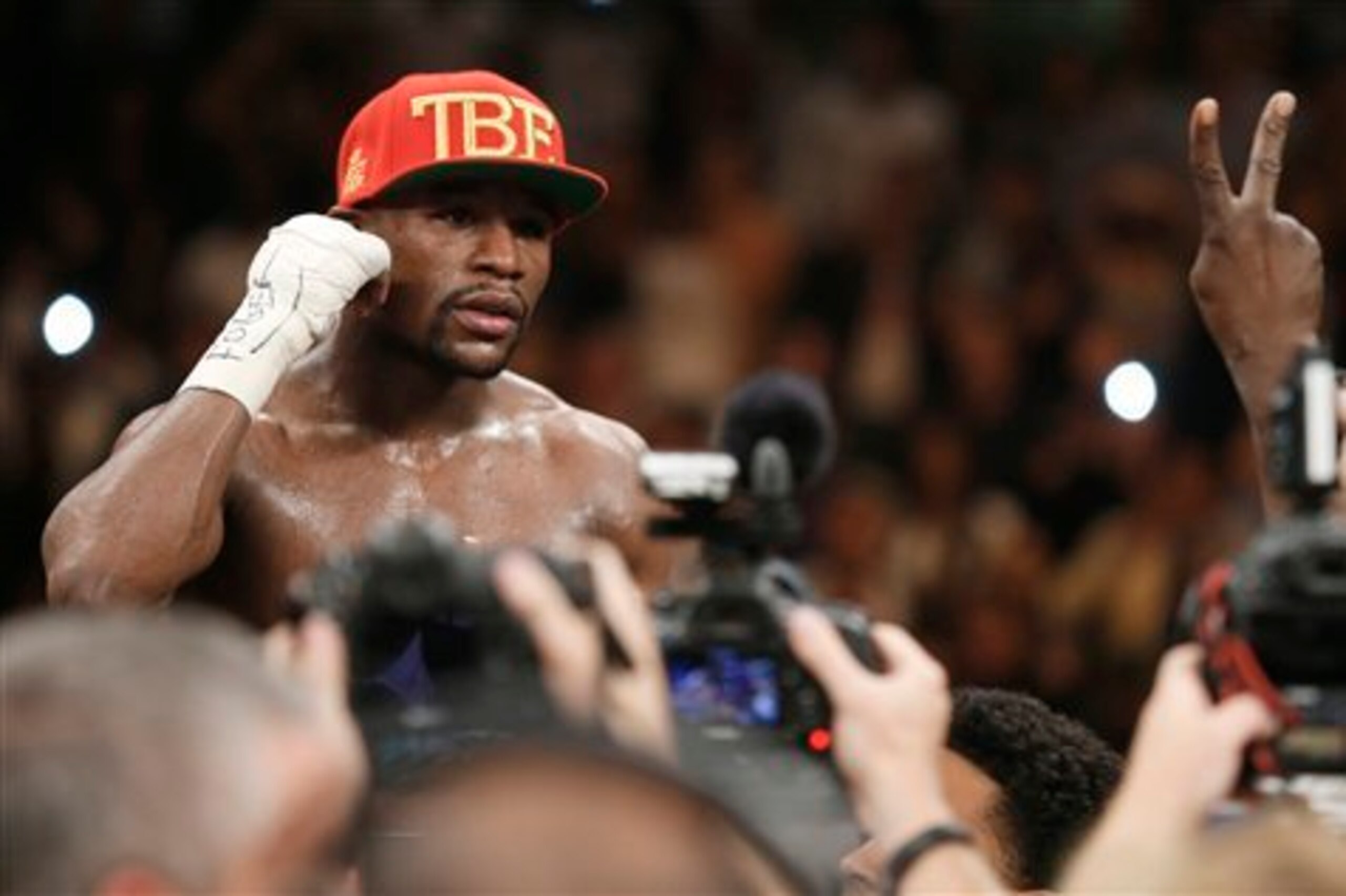 Mayweather won the first fight back in May.