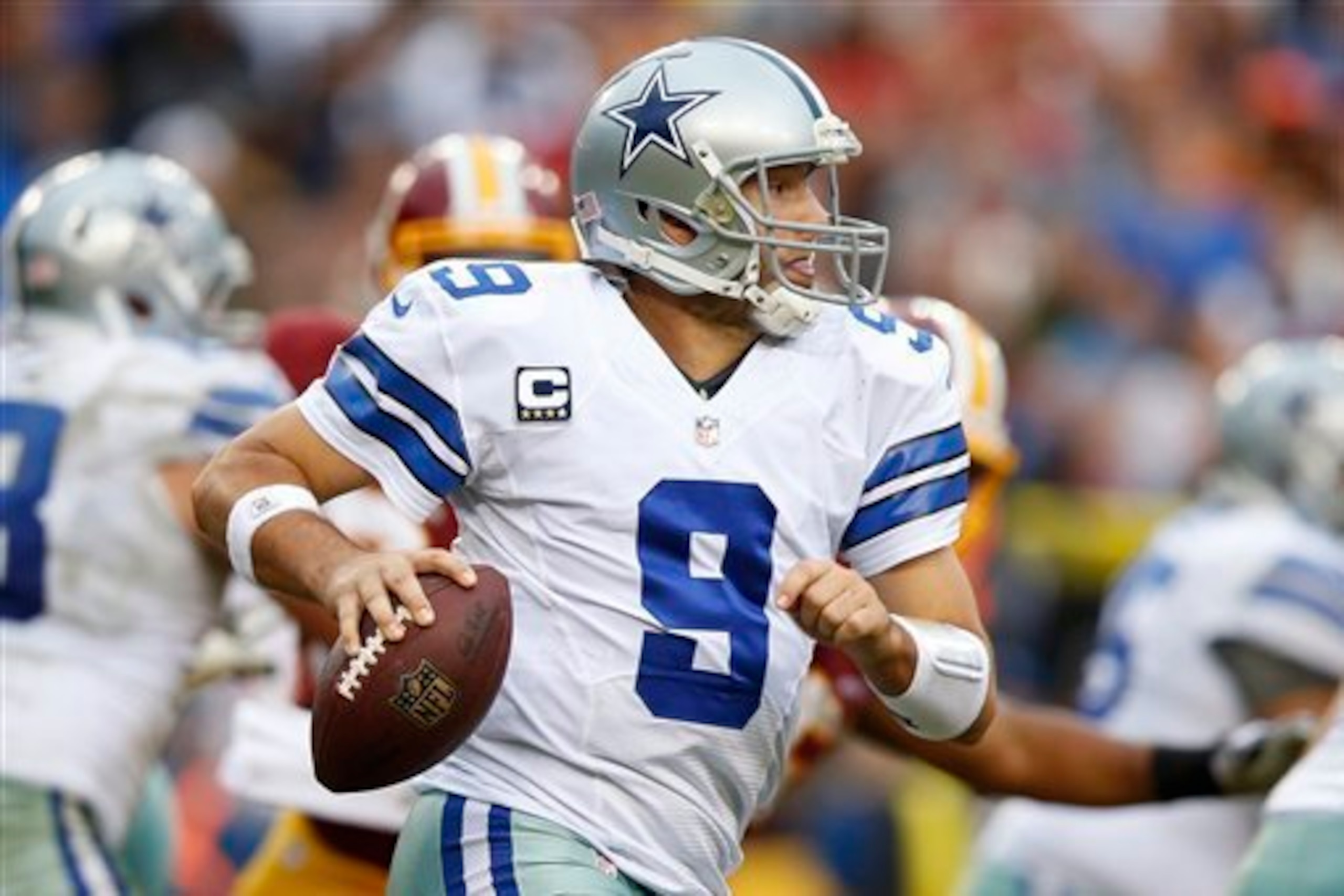 The key to beating Tony Romo is getting pressure.