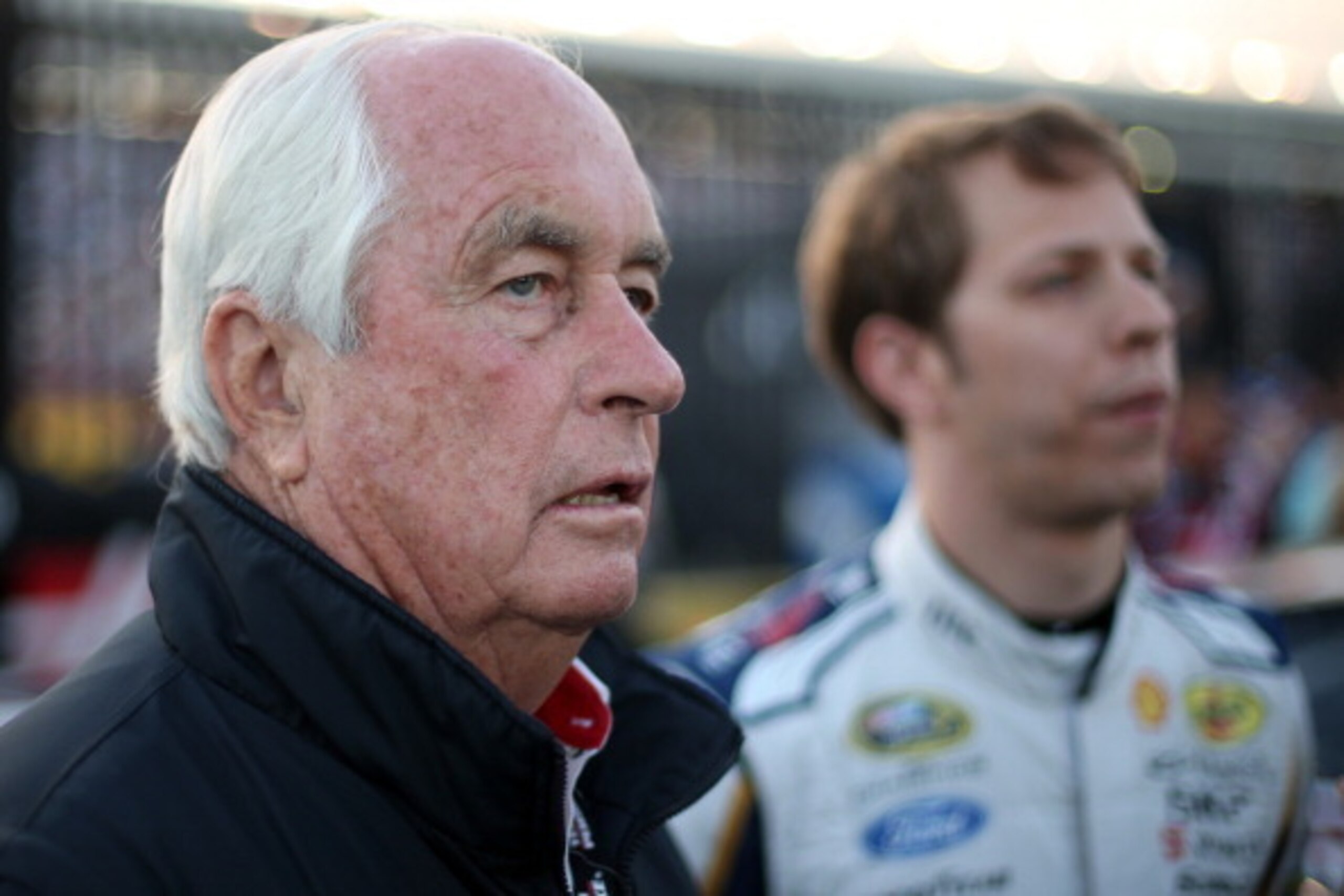 CHARLOTTE, NC - MAY 17:  Roger Penske, a team owner, stands on the grid during qualifying for the NASCAR Sprint Cup Series Sprint All-Star Race at Charlotte Motor Speedway on May 17, 2014 in Charlotte, North Carolina.  (Photo by Chris Graythen/Getty Image