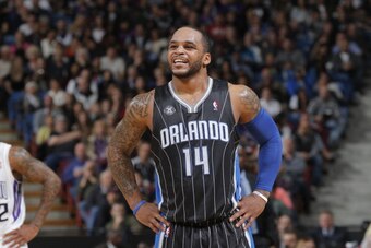SACRAMENTO, CA - JANUARY 10: Jameer Nelson #14 of the Orlando Magic in a game against the Sacramento Kings on January 10, 2014 at Sleep Train Arena in Sacramento, California. NOTE TO USER: User expressly acknowledges and agrees that, by downloading and or