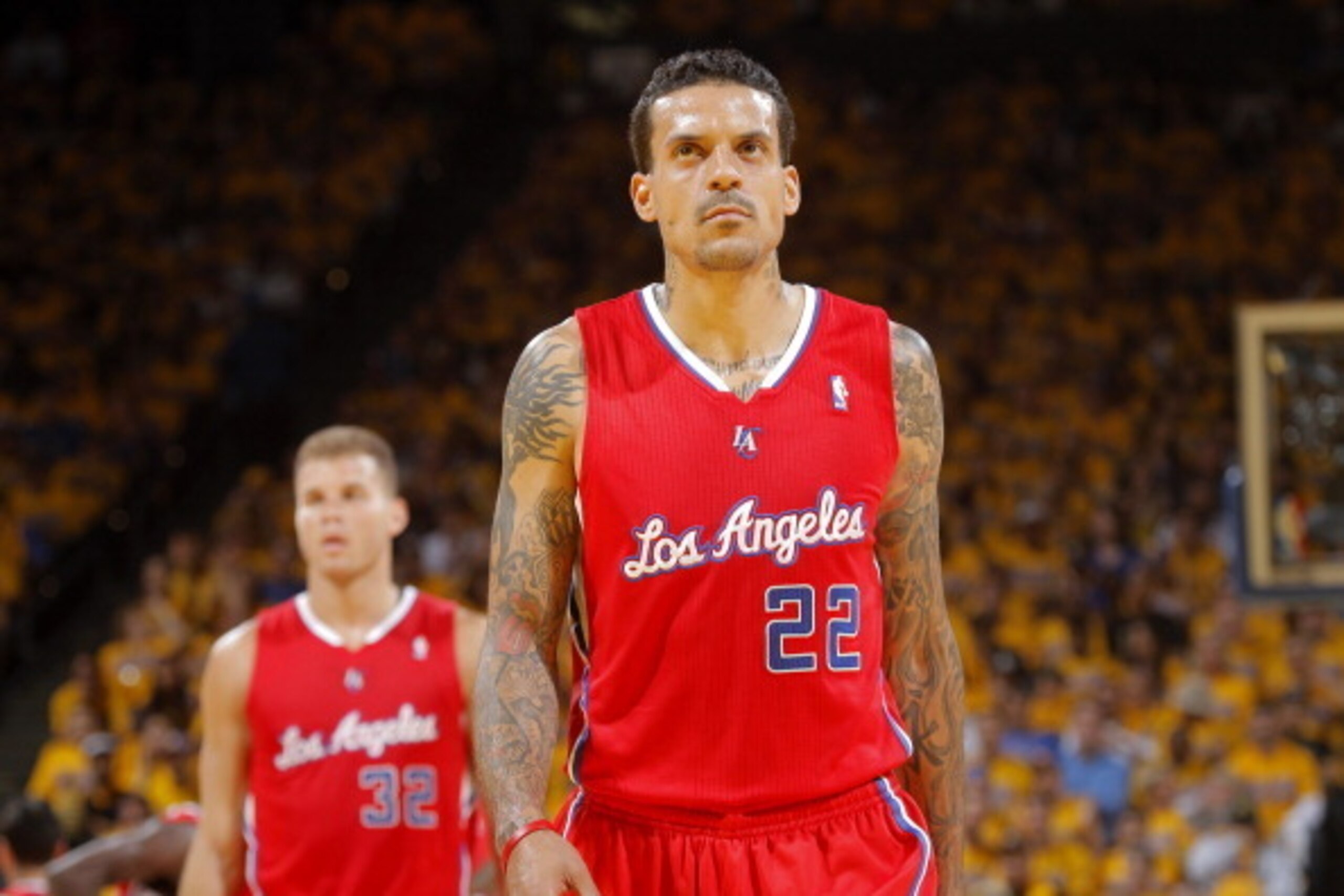 OAKLAND, CA - MAY 1: Matt Barnes #22 of the Los Angeles Clippers in a game against the Golden State Warriors in Game Six of the Western Conference Quarterfinals during the 2014 NBA Playoffs at Oracle Arena on May 1, 2014 in Oakland, California. NOTE TO US