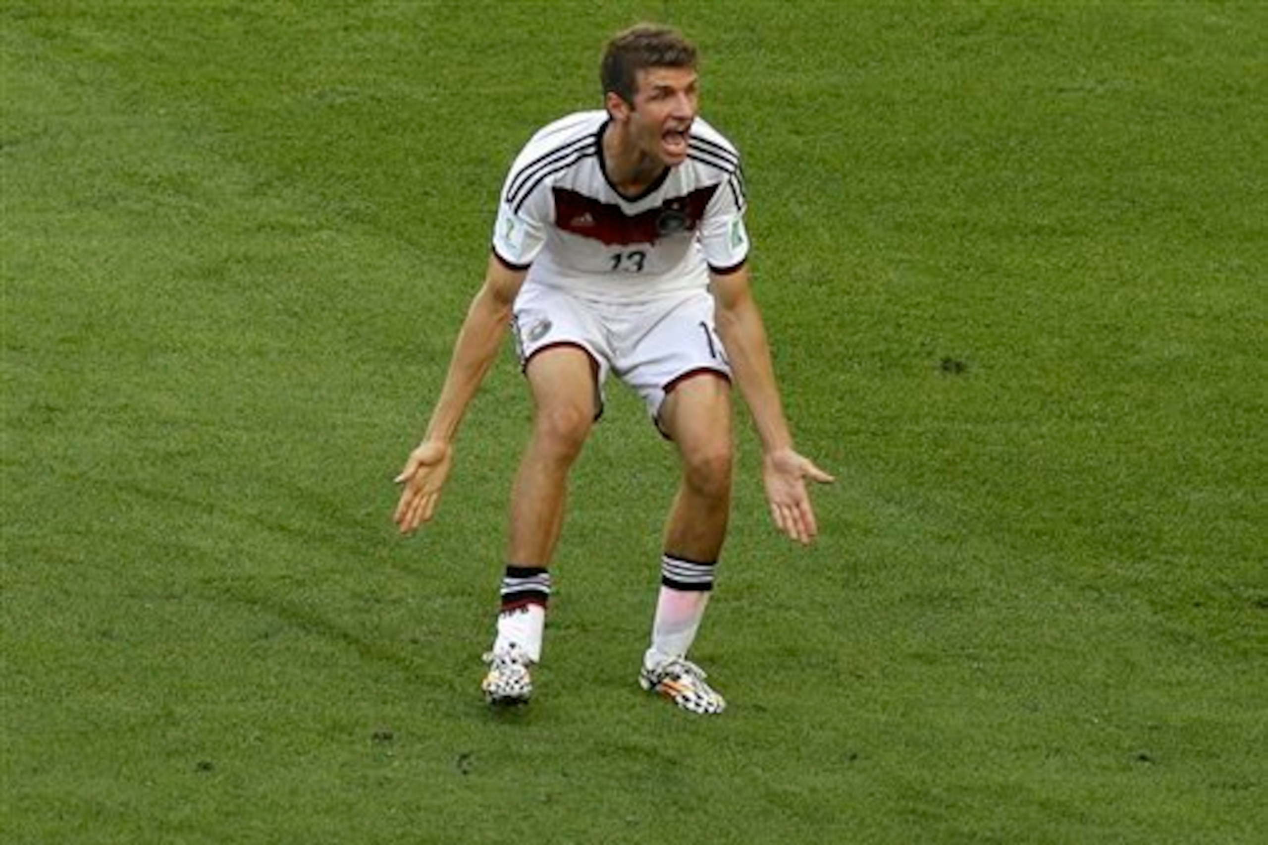 Mueller has scored four goals for Germany in the 2014 World Cup.