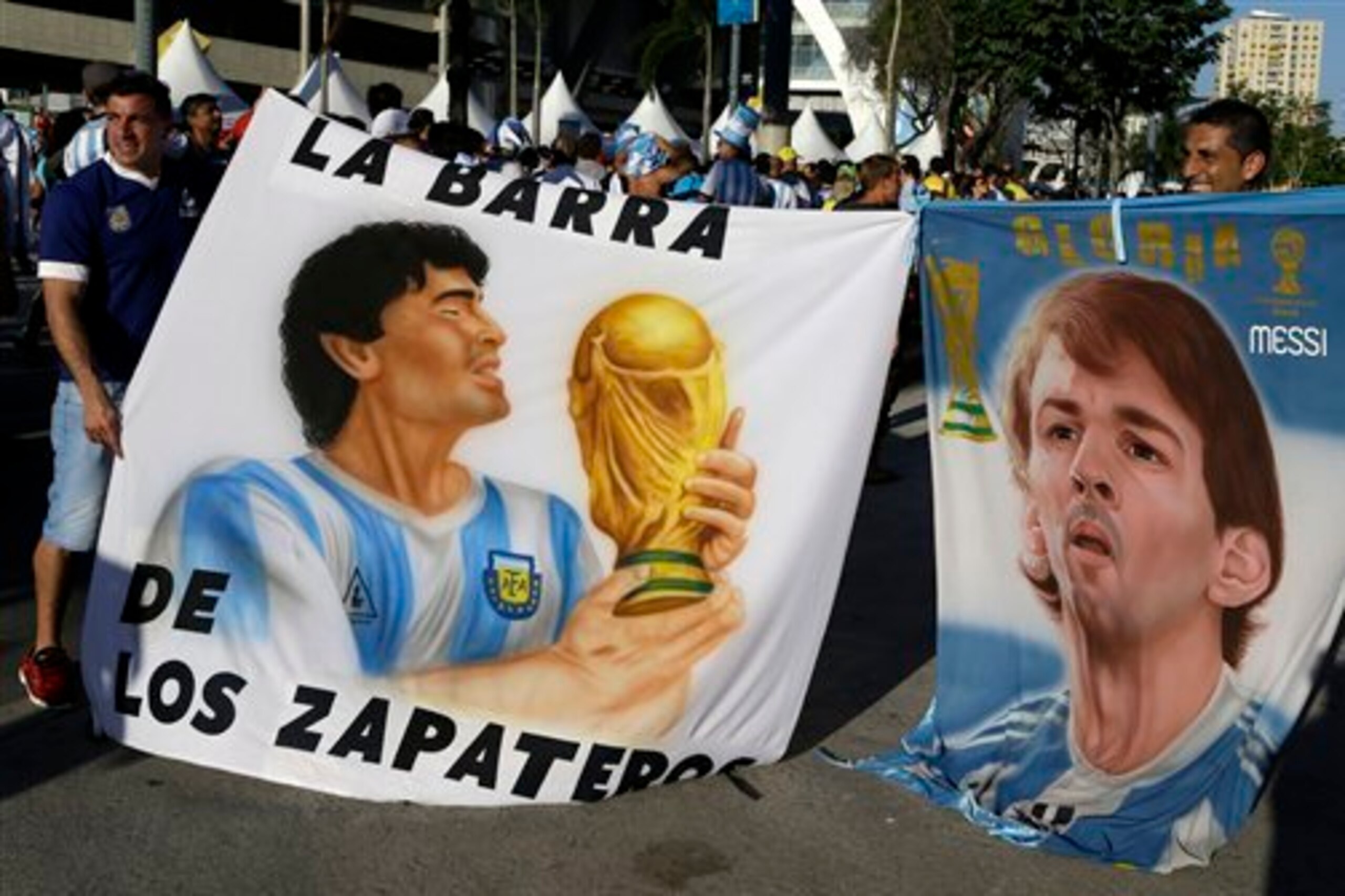 The comparisons are between Maradona and Messi are natural.