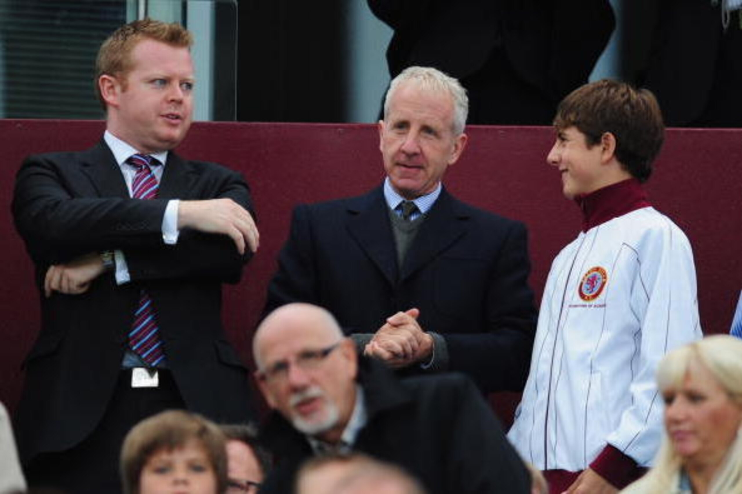 BIRMINGHAM, ENGLAND - AUGUST 14:  Aston Villa Chairman Randolph Lerner looks on during the Barclays Premier League match between Aston Villa and West Ham United at Villa Park on August 14, 2010 in Birmingham, England.  (Photo by Jamie McDonald/Getty Image