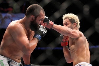 Johny Hendricks (left) vs. Josh Koscheck (right)