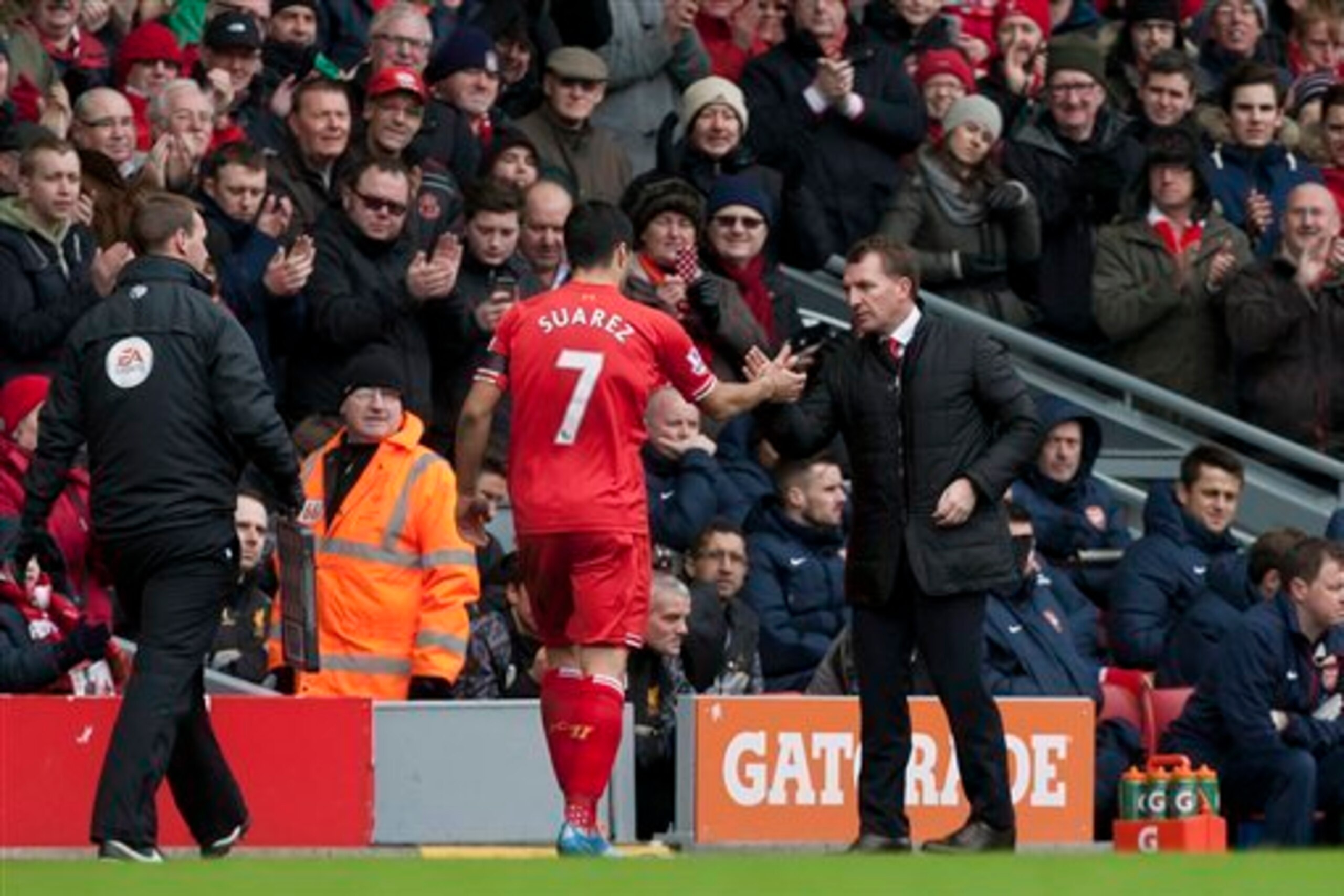 Suarez looked a man at peace under the tutelage of Rodgers last season. Suarez looked a man at peace under the tutelage of Rodgers last season.