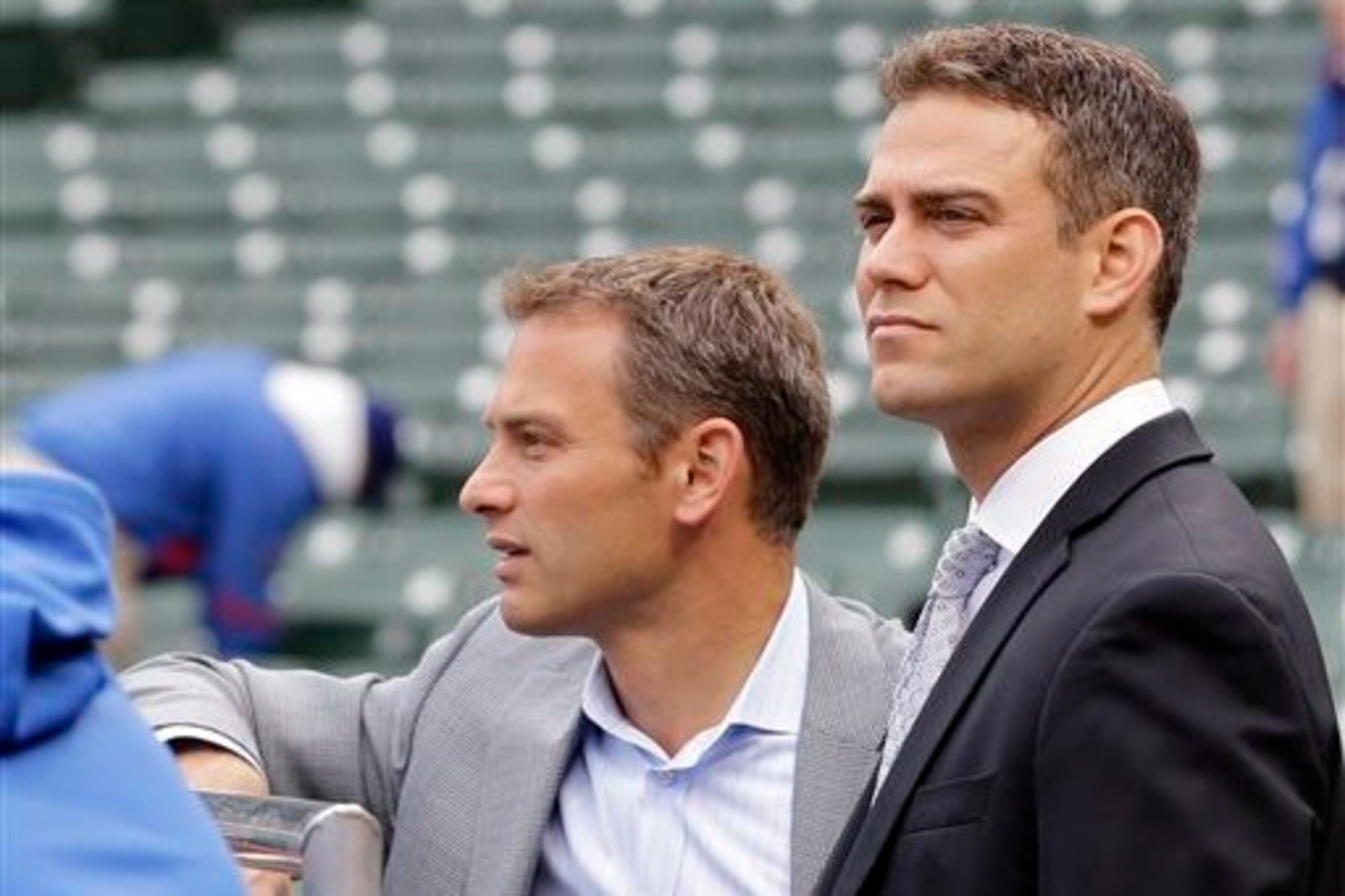Cubs bosses Jed Hoyer and Theo Epstein. Cubs bosses Jed Hoyer and Theo Epstein.