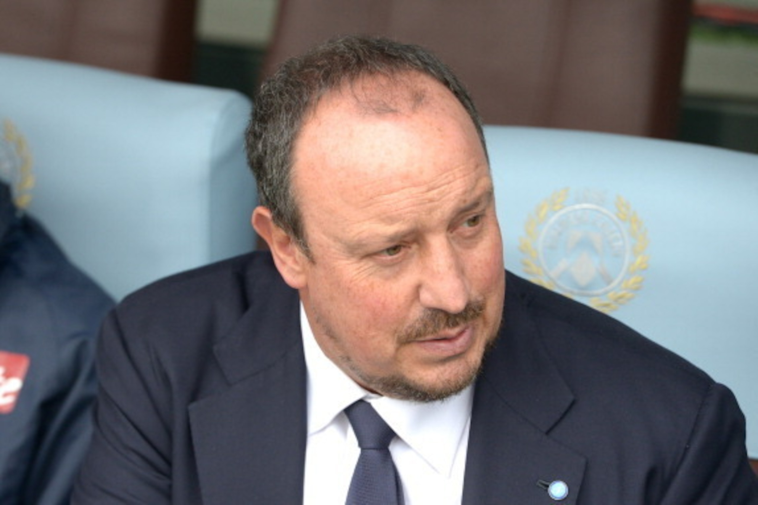 UDINE, ITALY - APRIL 19: Head coach  of Napoli Rafa Benitez looks on  during the Serie A match between Udinese Calcio and SSC Napoli at Stadio Friuli on April 19, 2014 in Udine, Italy.  (Photo by Dino Panato/Getty Images)