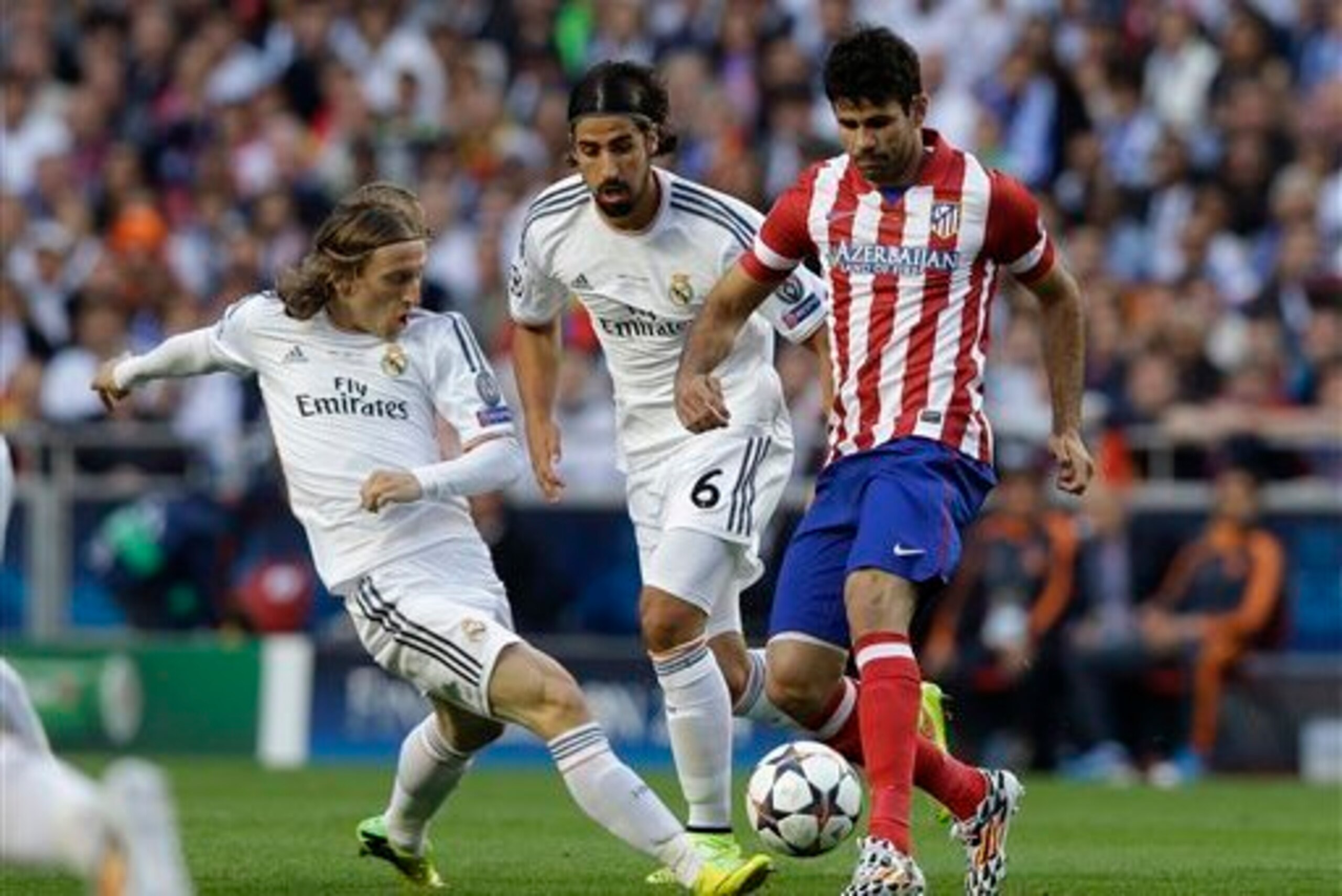 Khedira with Modric.