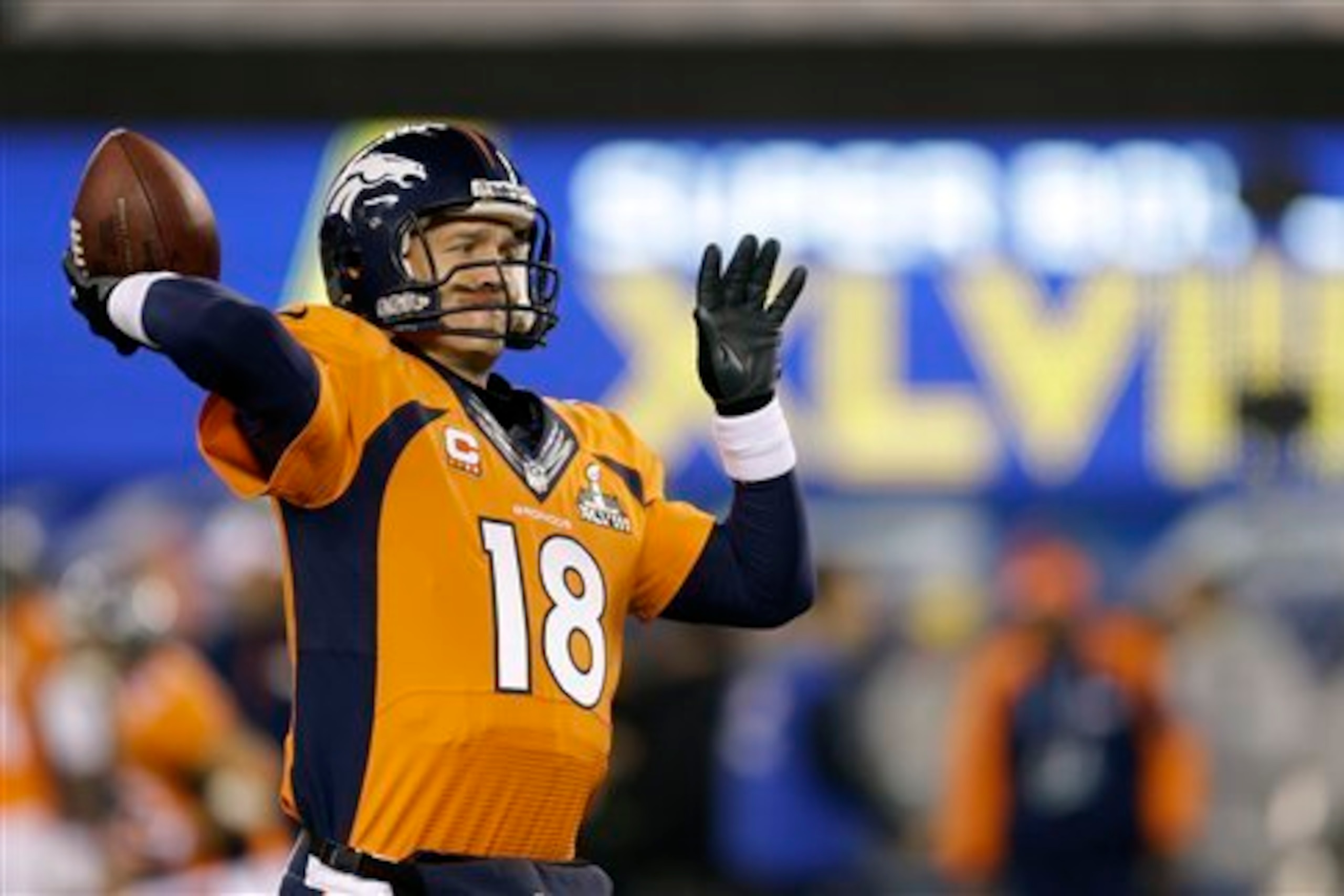 Catching passes from Peyton Manning will bump your stats up.