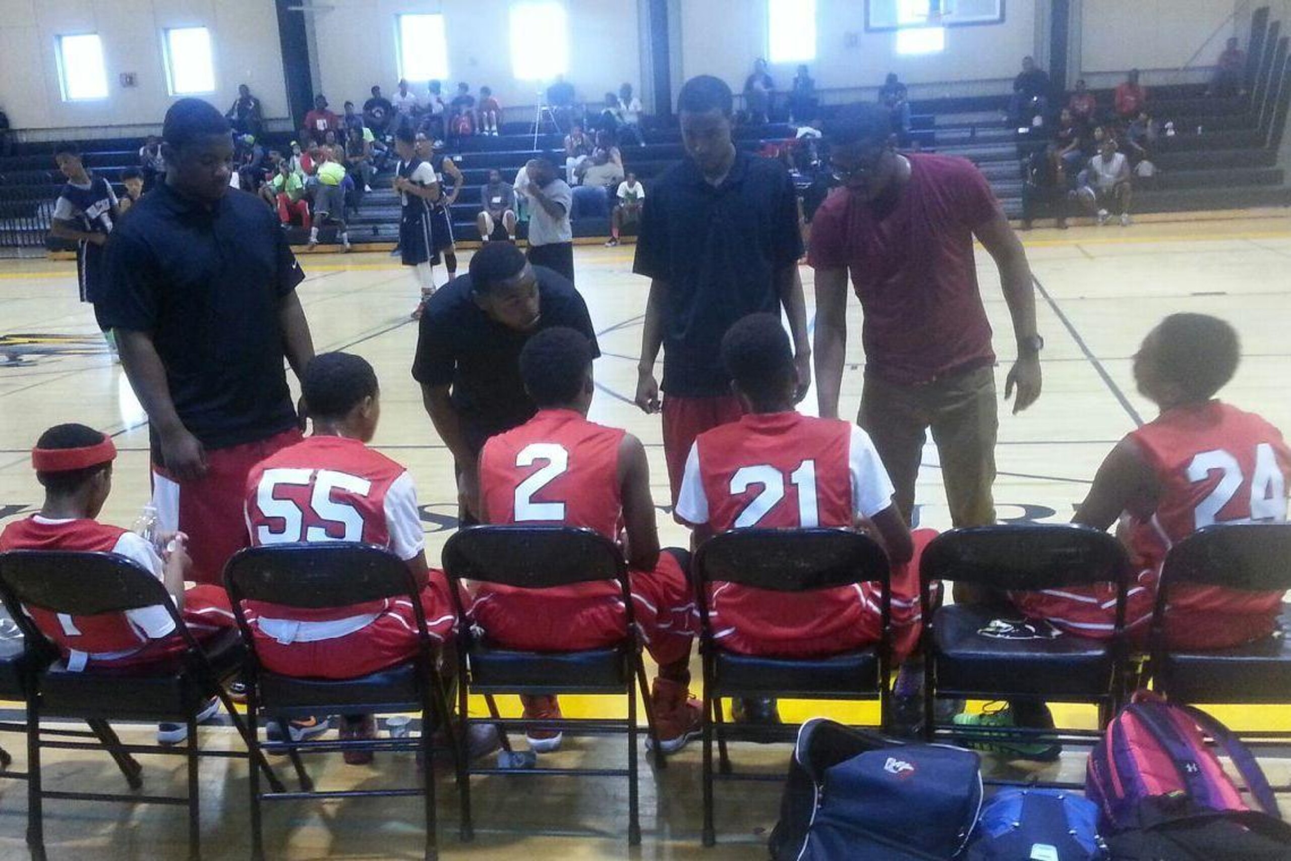 (left to right) Trevon Barnes, David Baskin, Deiron Driggers, and Kevin Respress