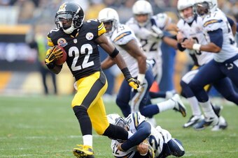 PITTSBURGH, PA - DECEMBER 09:  Chris Rainey #22 of the Pittsburgh Steelers carries the ball during the game against the San Diego Chargers on December 9, 2012 at Heinz Field in Pittsburgh, Pennsylvania.  (Photo by Joe Sargent/Getty Images)