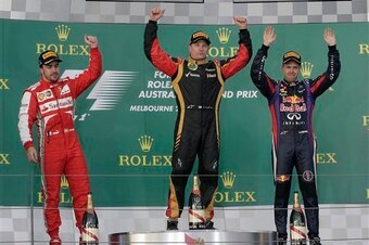 Raikkonen won the 2013 Australian GP for Lotus.