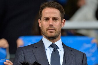 LONDON, ENGLAND - MAY 12:  Jamie Redknapp attends the Sky Bet Championship Play Off Semi Final second leg match between Queens Park Rangers and Wigan Athletic at Loftus Road on May 12, 2014 in London, England.  (Photo by Justin Setterfield/Getty Images)