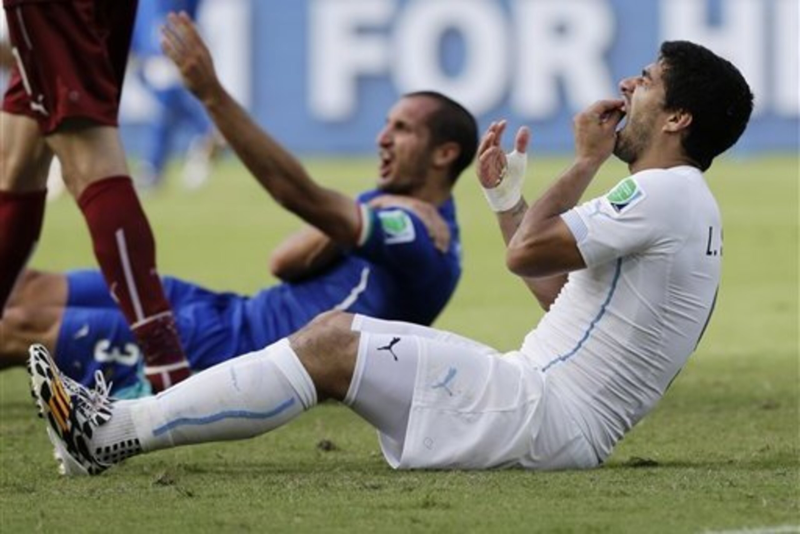 Suarez provoked major controversy at these finals.