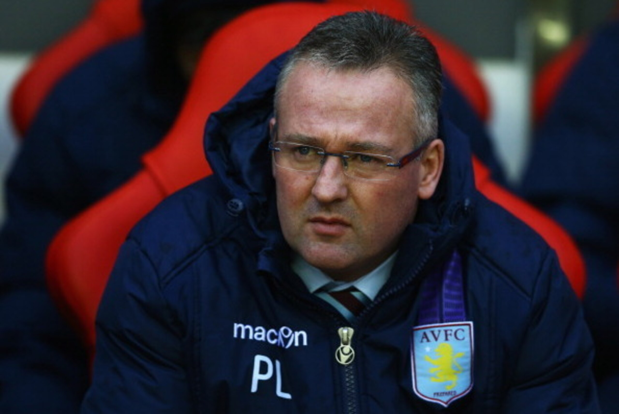 SUNDERLAND, ENGLAND - JANUARY 01:  Manager Paul Lambert of Aston Villa looks on prior to the Barclays Premier League match between Sunderland and Aston Villa at Stadium of Light on January 1, 2014 in Sunderland, England.  (Photo by Matthew Lewis/Getty Ima