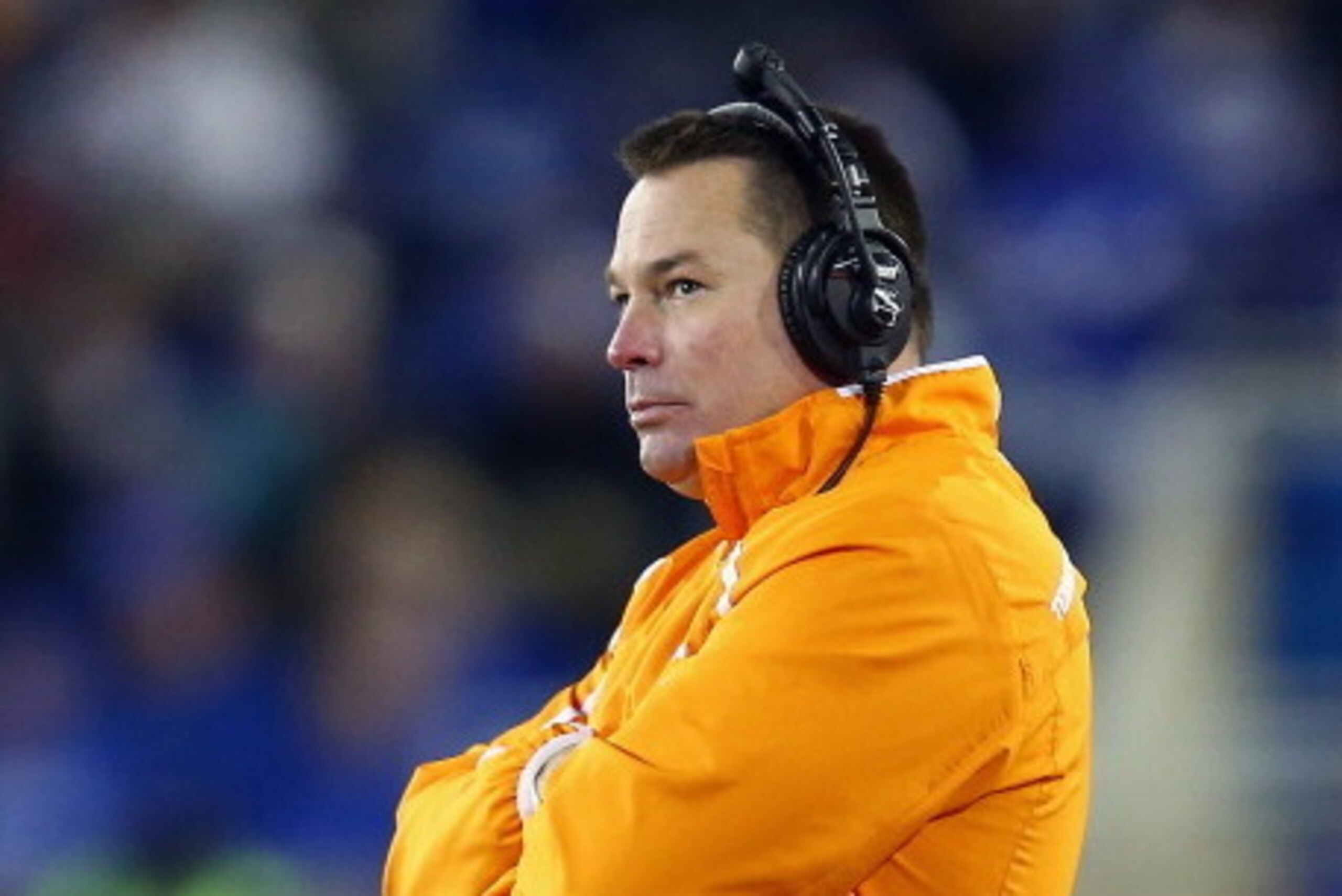 LEXINGTON, KY - NOVEMBER 30: Butch Jones the head coach of the Tennessee Volunteers watches the action during the game against the Kentucky Wildcats at Commonwealth Stadium on November 30, 2013 in Lexington, Kentucky. (Photo by Andy Lyons/Getty Images) LEXINGTON, KY - NOVEMBER 30: Butch Jones the head coach of the Tennessee Volunteers watches the action during the game against the Kentucky Wildcats at Commonwealth Stadium on November 30, 2013 in Lexington, Kentucky. (Photo by Andy Lyons/Getty Images)