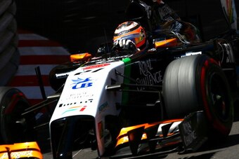 MONTE-CARLO, MONACO - MAY 24: Nico Hulkenberg of Germany and Force India drives during qualifying ahead of the Monaco Formula One Grand Prix at Circuit de Monaco on May 24, 2014 in Monte-Carlo, Monaco.  (Photo by Clive Mason/Getty Images)