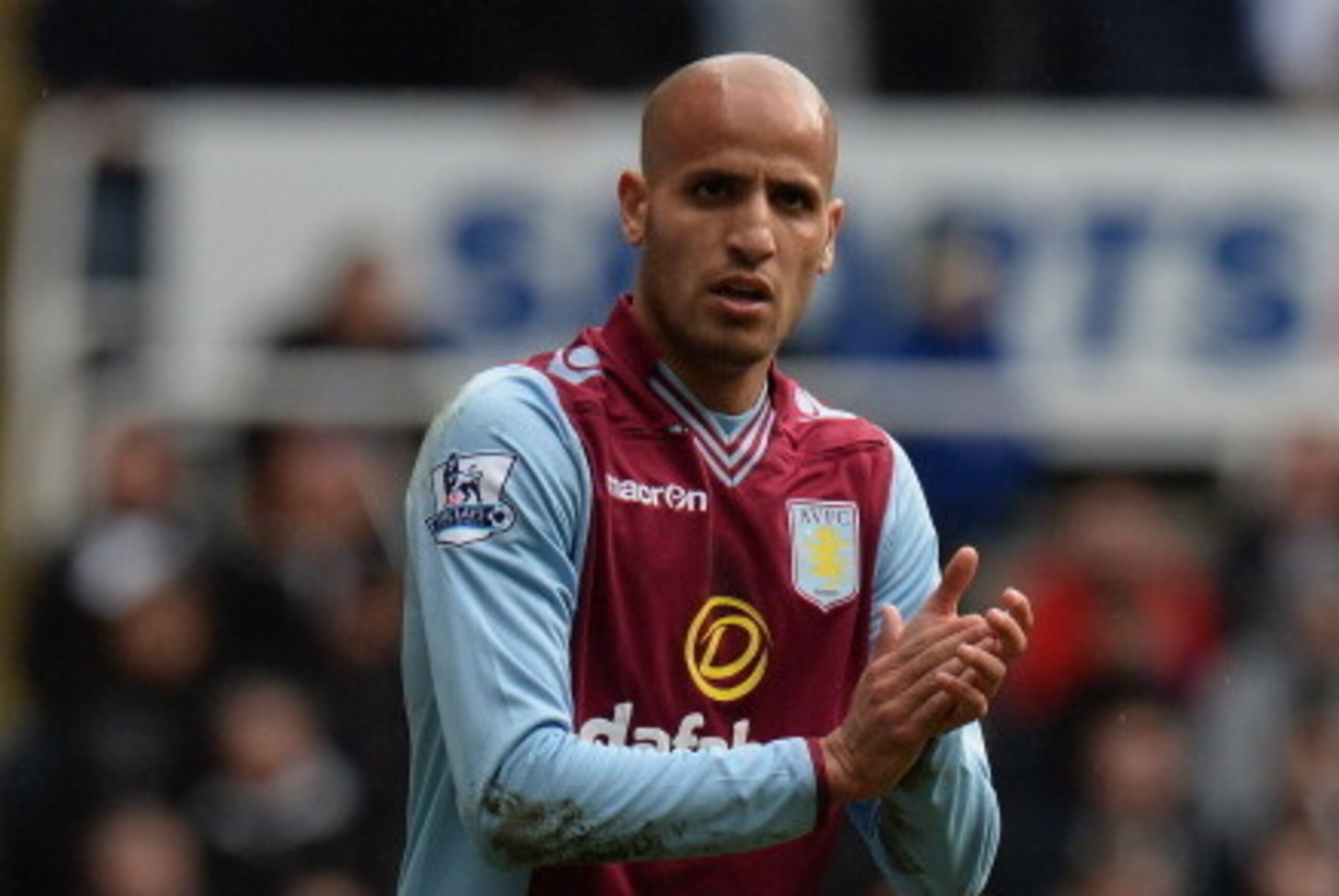 NEWCASTLE UPON TYNE, ENGLAND - FEBRUARY 23:  Karim El Ahmadi of Aston Villa during the Barclays Premier League match between Newcastle United and Aston Villa at St James' Park on February 23, 2014 in Newcastle upon Tyne, England.  (Photo by Tony Marshall/