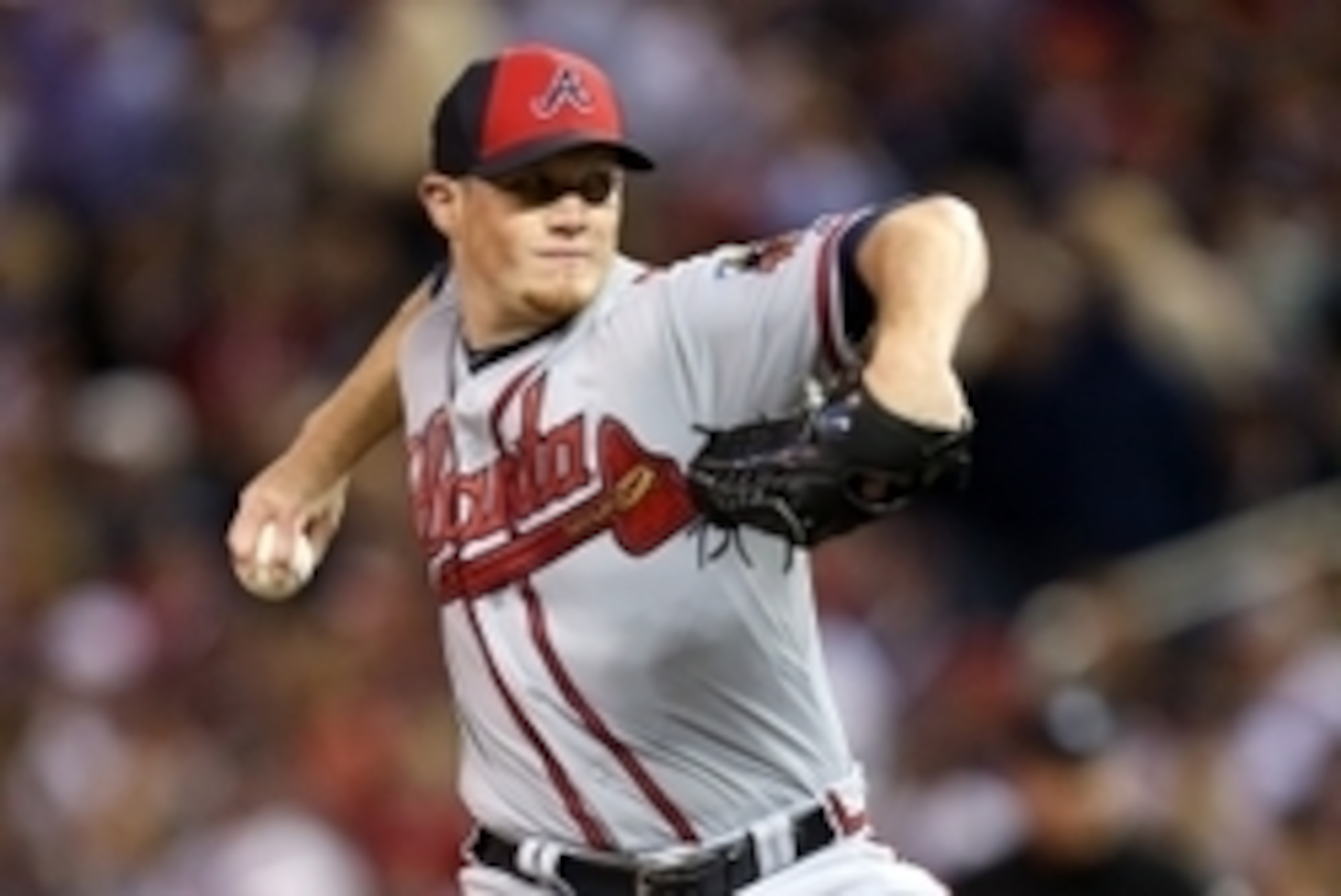 Jul 15, 2014; Minneapolis, MN, USA; National League pitcher Craig Kimbrel (46) of the Atlanta Braves throws a pitch in the 7th inning during the 2014 MLB All Star Game at Target Field. Mandatory Credit: Jesse Johnson-USA TODAY Sports
