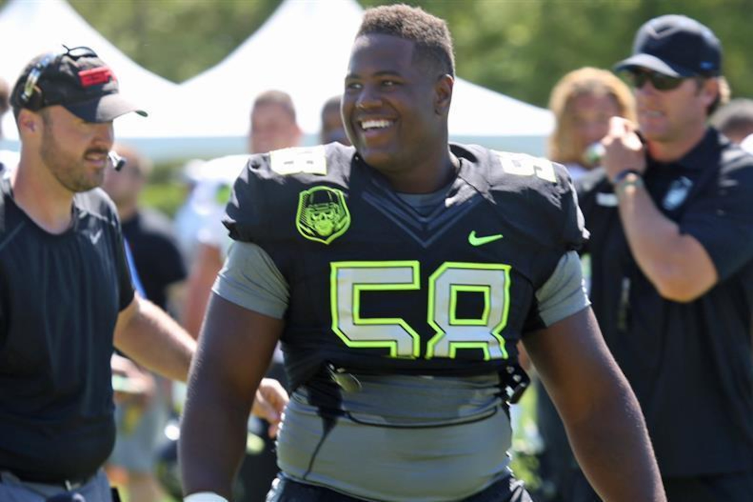 Kahlil McKenzie had plenty to smile about at The Opening.