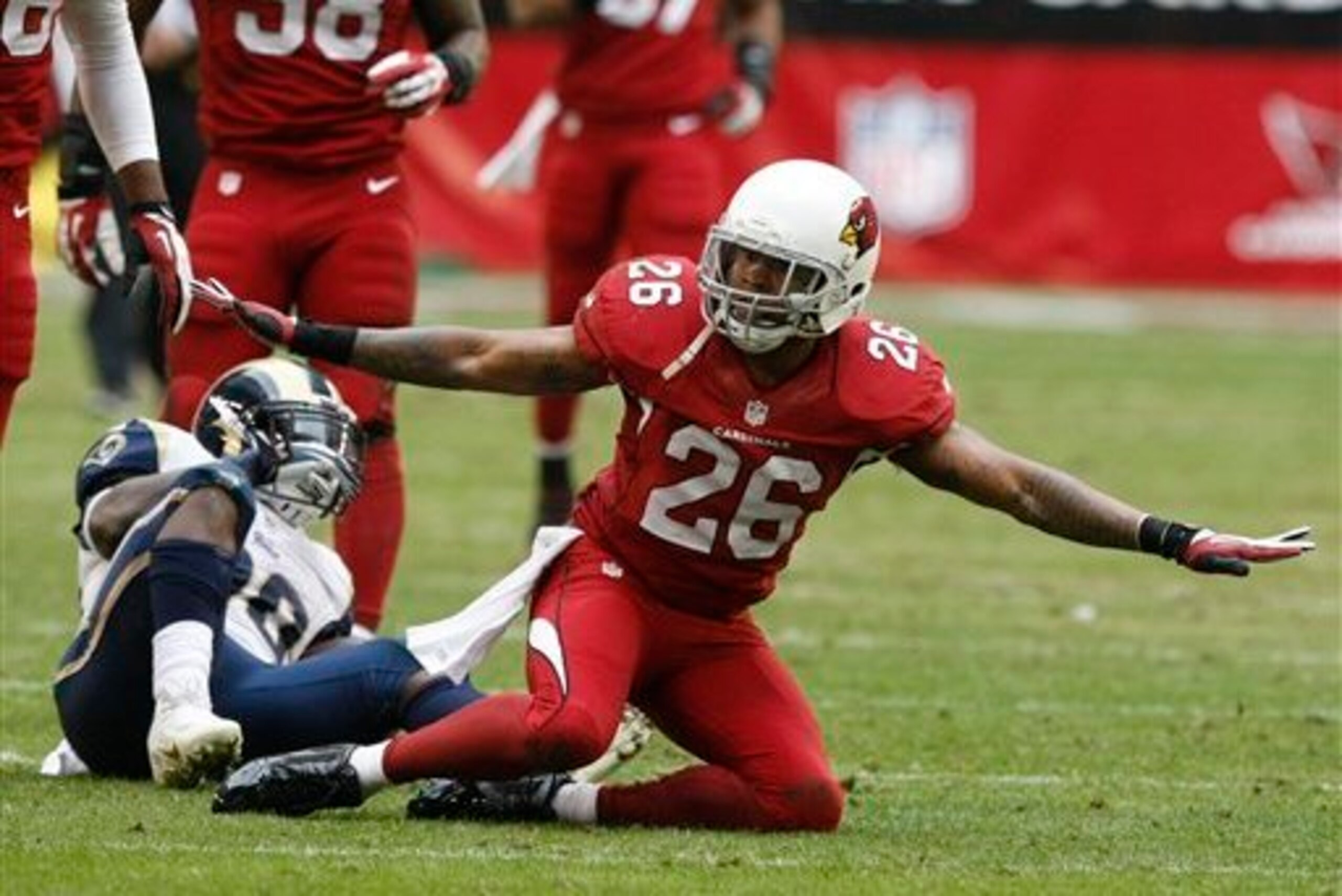 Rashad Johnson will stabilize the free safety position with Mathieu injured.