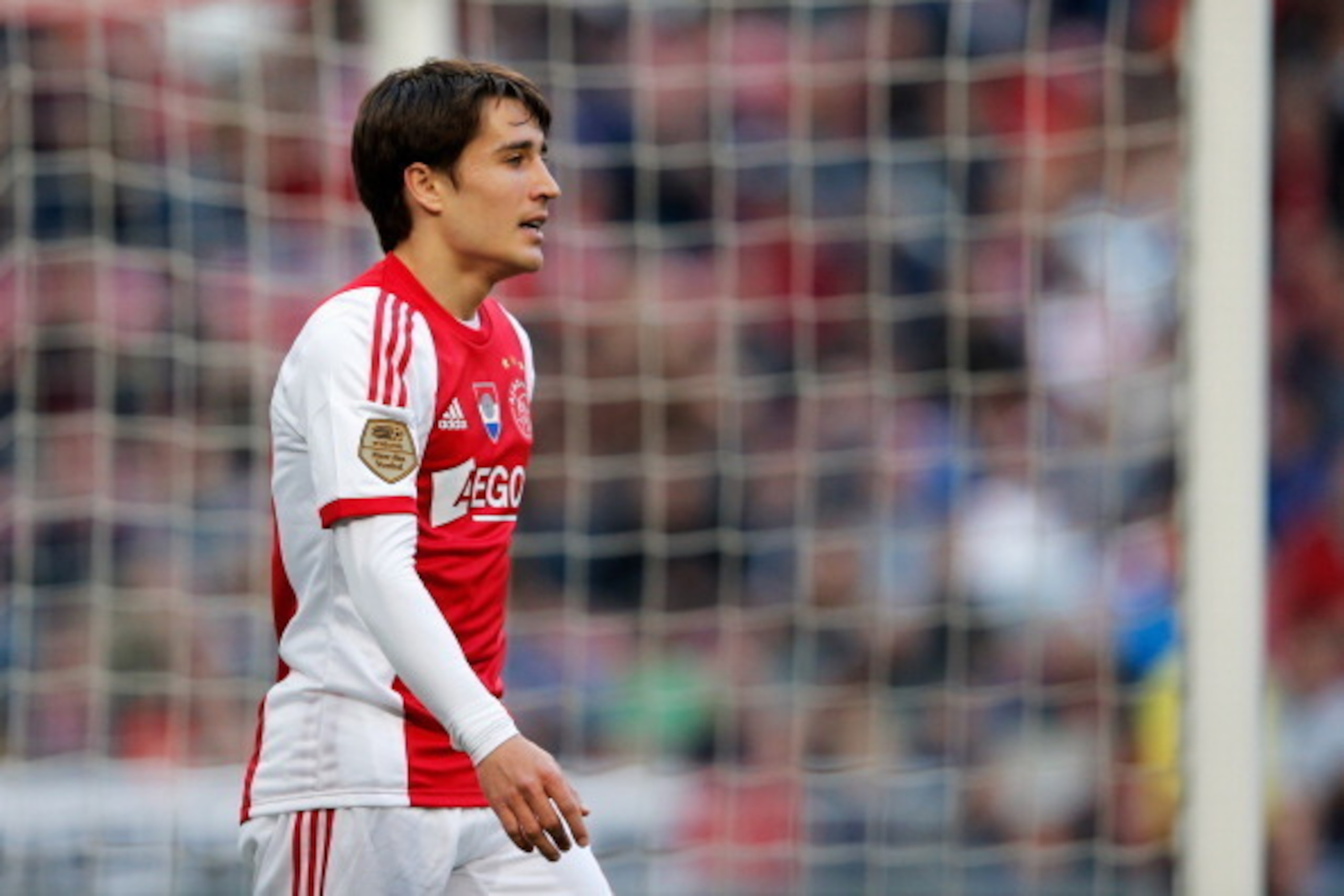 AMSTERDAM, NETHERLANDS - MAY 03: Bojan Krkic of Ajax in action during the Eredivisie match between Ajax Amsterdam and NEC Nijmegen at Amsterdam Arena on May 3, 2014 in Amsterdam, Netherlands. (Photo by Dean Mouhtaropoulos/Getty Images) AMSTERDAM, NETHERLANDS - MAY 03: Bojan Krkic of Ajax in action during the Eredivisie match between Ajax Amsterdam and NEC Nijmegen at Amsterdam Arena on May 3, 2014 in Amsterdam, Netherlands. (Photo by Dean Mouhtaropoulos/Getty Images)