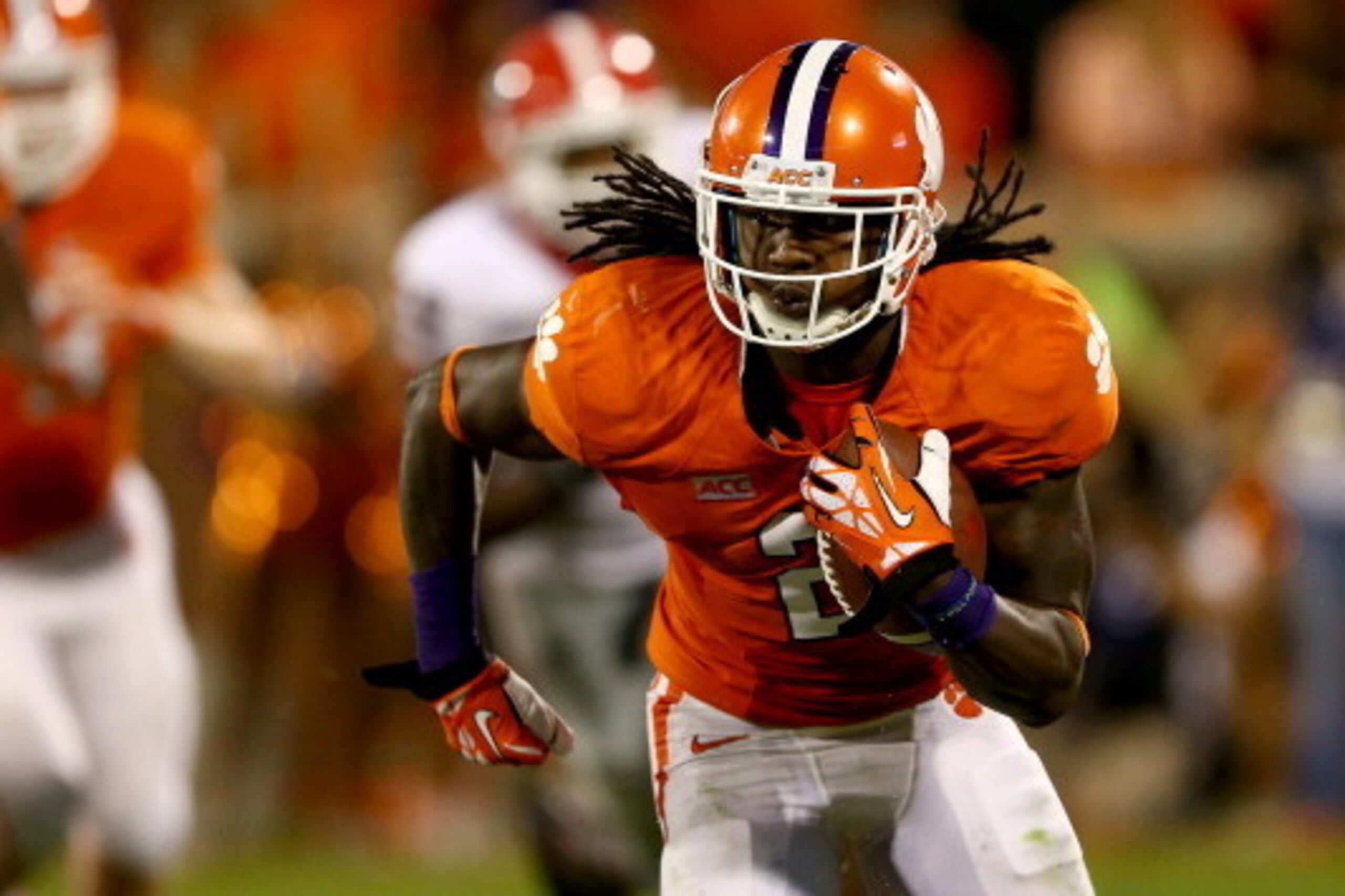 CLEMSON, SC - AUGUST 31:  Sammy Watkins #2 of the Clemson Tigers during their game at Memorial Stadium on August 31, 2013 in Clemson, South Carolina.  (Photo by Streeter Lecka/Getty Images)